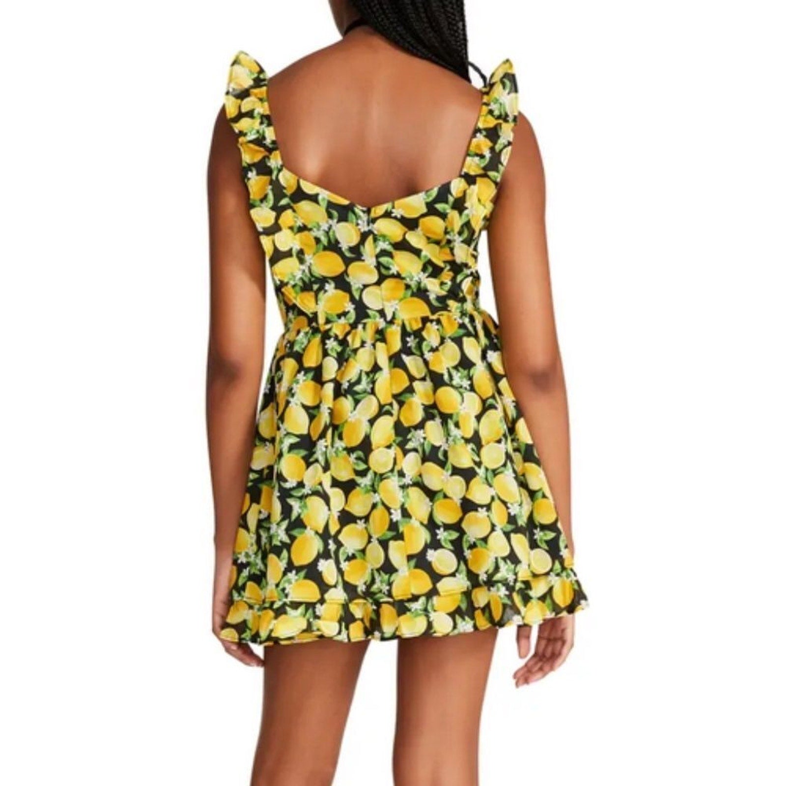 NWT Betsey Johnson Layla Lemon Mini dress $119 - size 8
