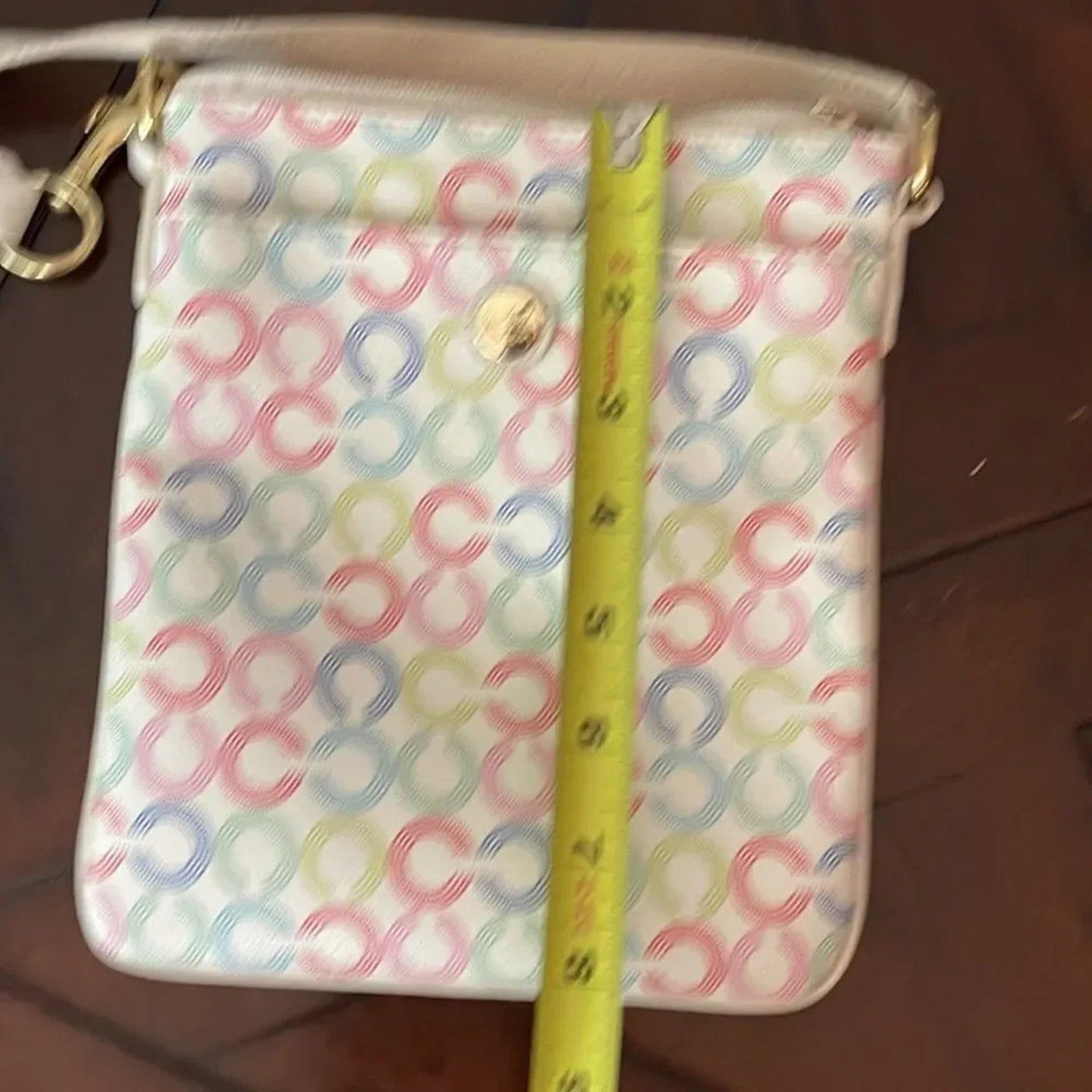 Coach Signature Pastel Crossbody Bag Rare