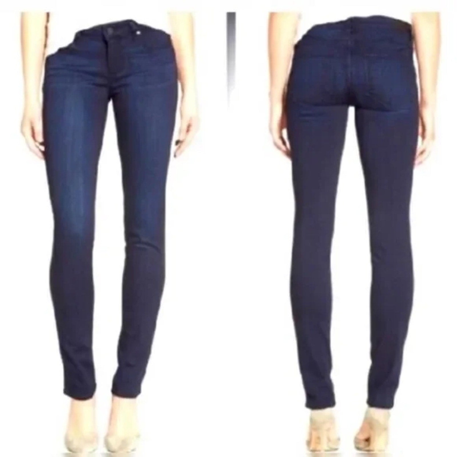 PAIGE Peg Straight Designer Denim Jeans in Bardot - size 25