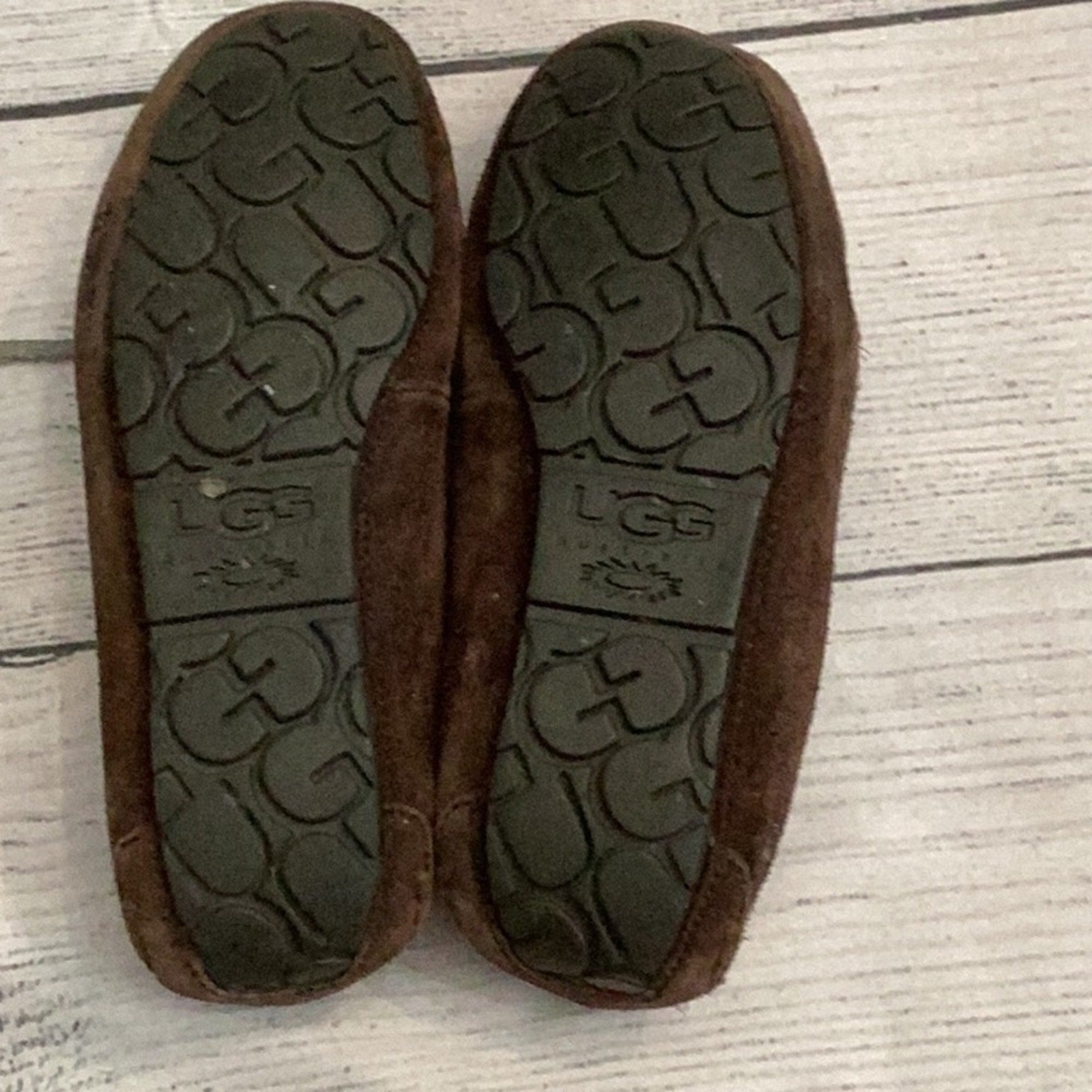 Ugg Australia 5133 Dakota Slippers Moccasins Coffee Espresso Brown - size 5