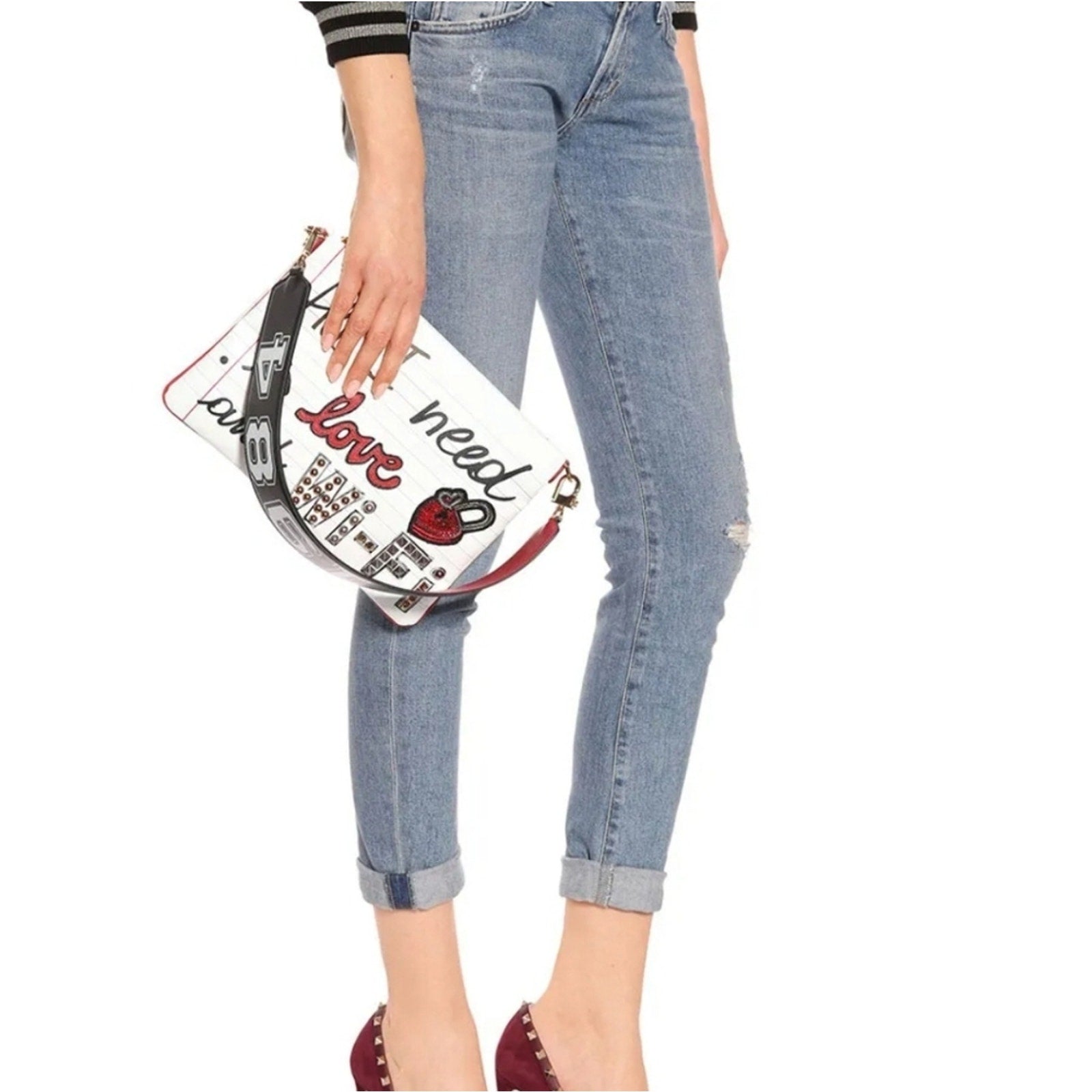 Dolce and Gabbana All I Need Is Love & Wifi Handbag