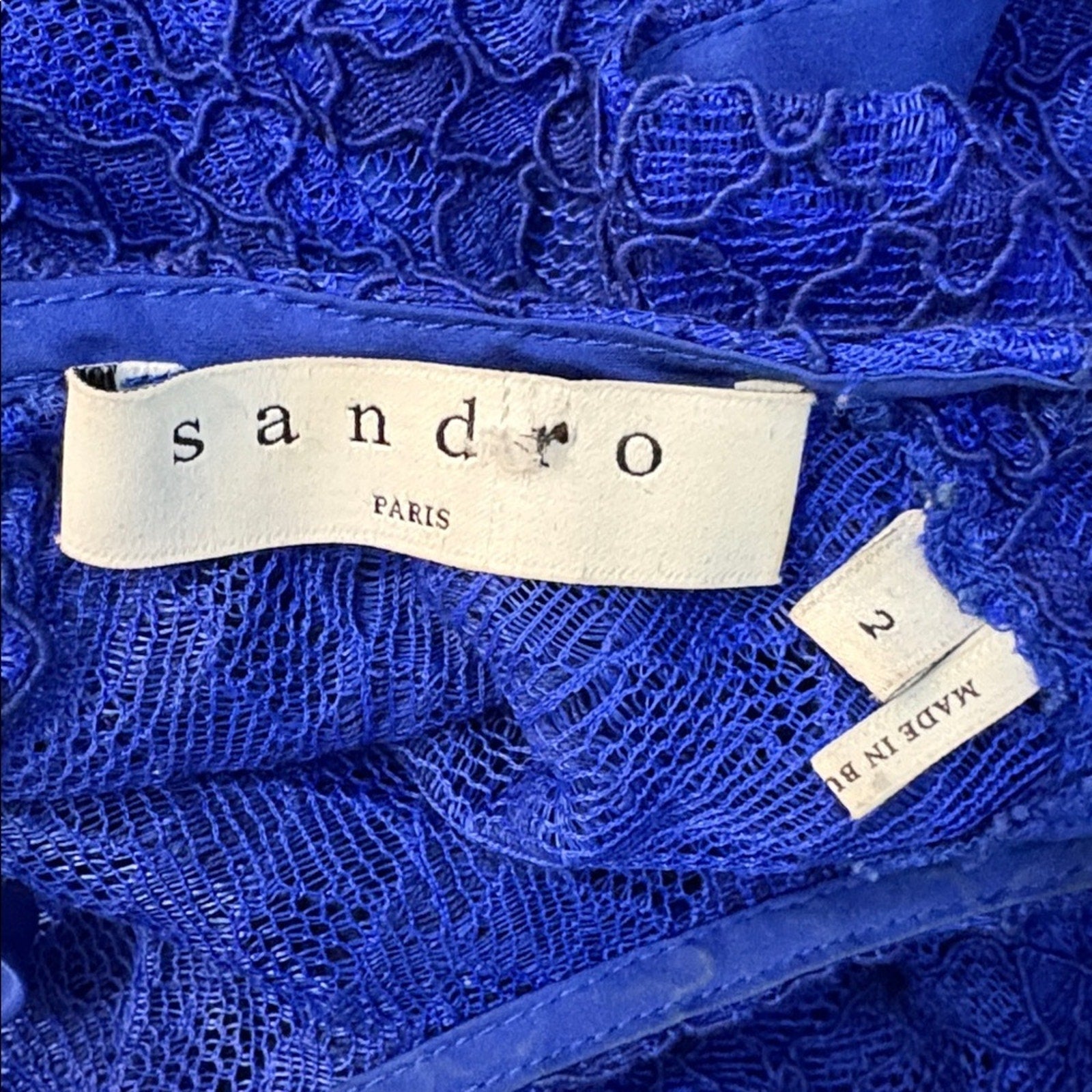 Sandro Mikka Lace Dress - size 2 (US - M)