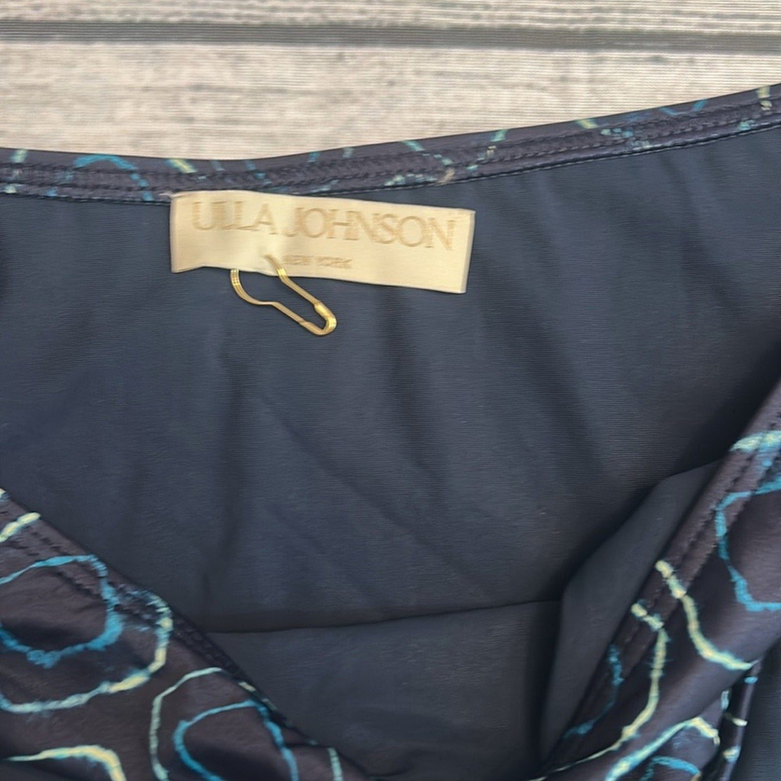 NEW Ulla Johnson Dani Printed Low-Waist Bikini Bottom - size M