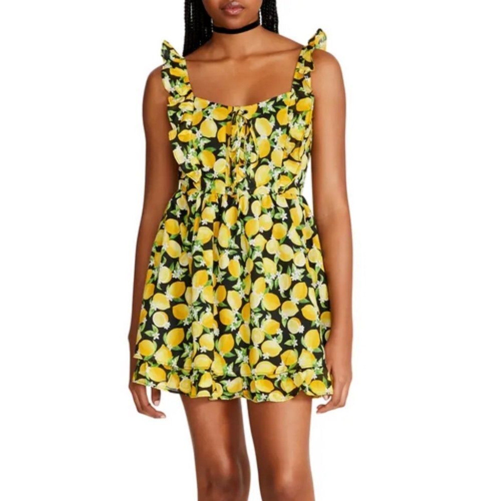 NWT Betsey Johnson Layla Lemon Mini dress $119 - size 8