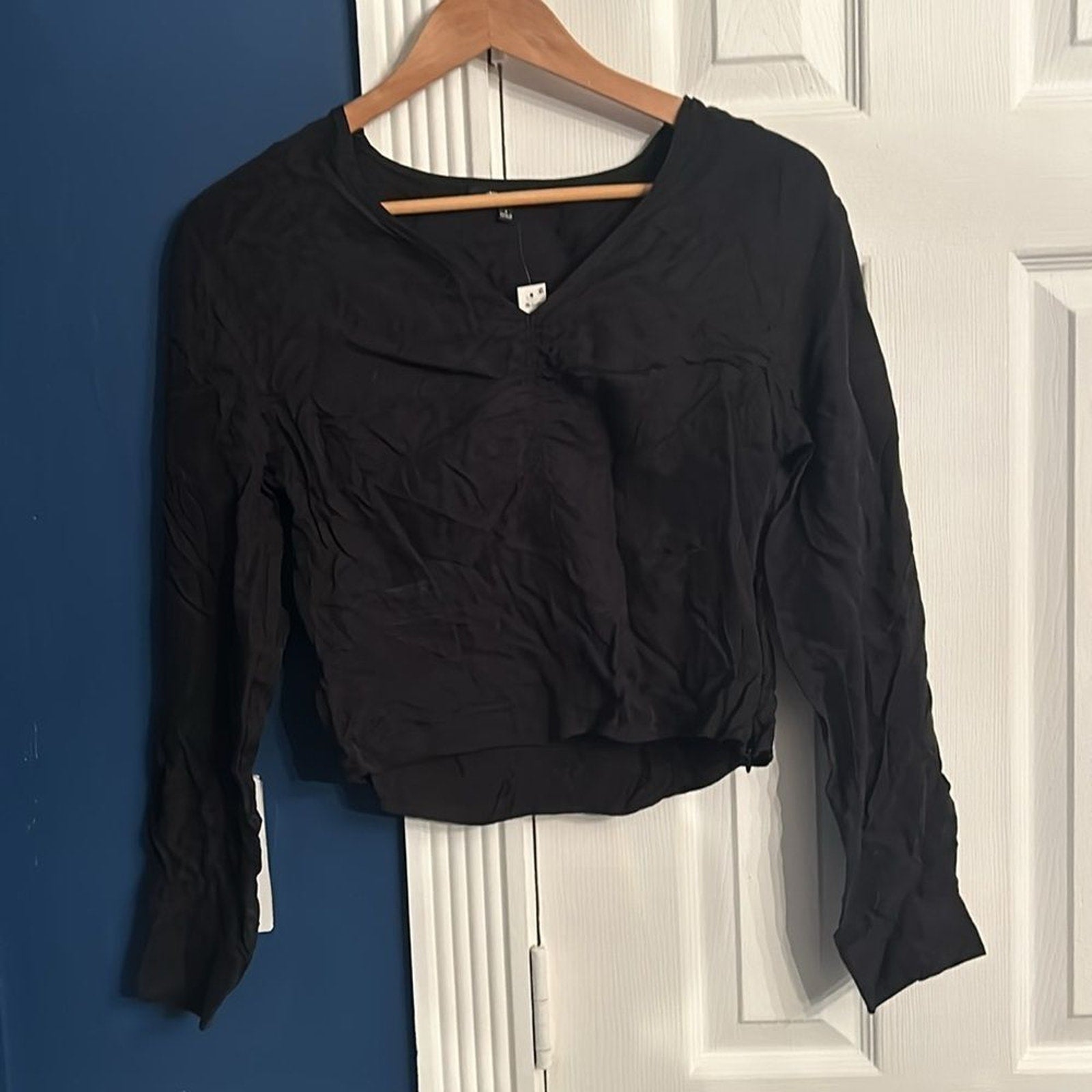 NWT Madewell Brushed Ruched-Front Top - size 2