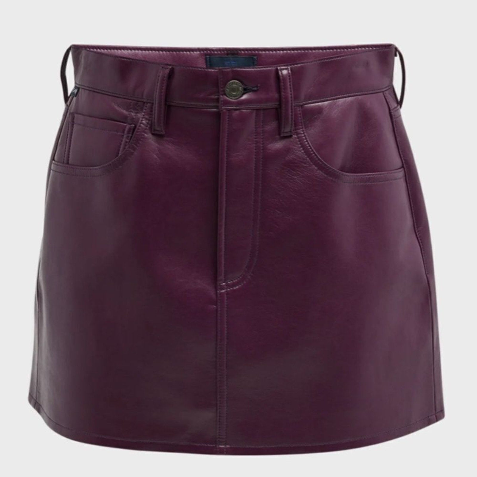 NWT Citizens Of Humanity Beatnik Recycled Leather Mini Skirt - size 32