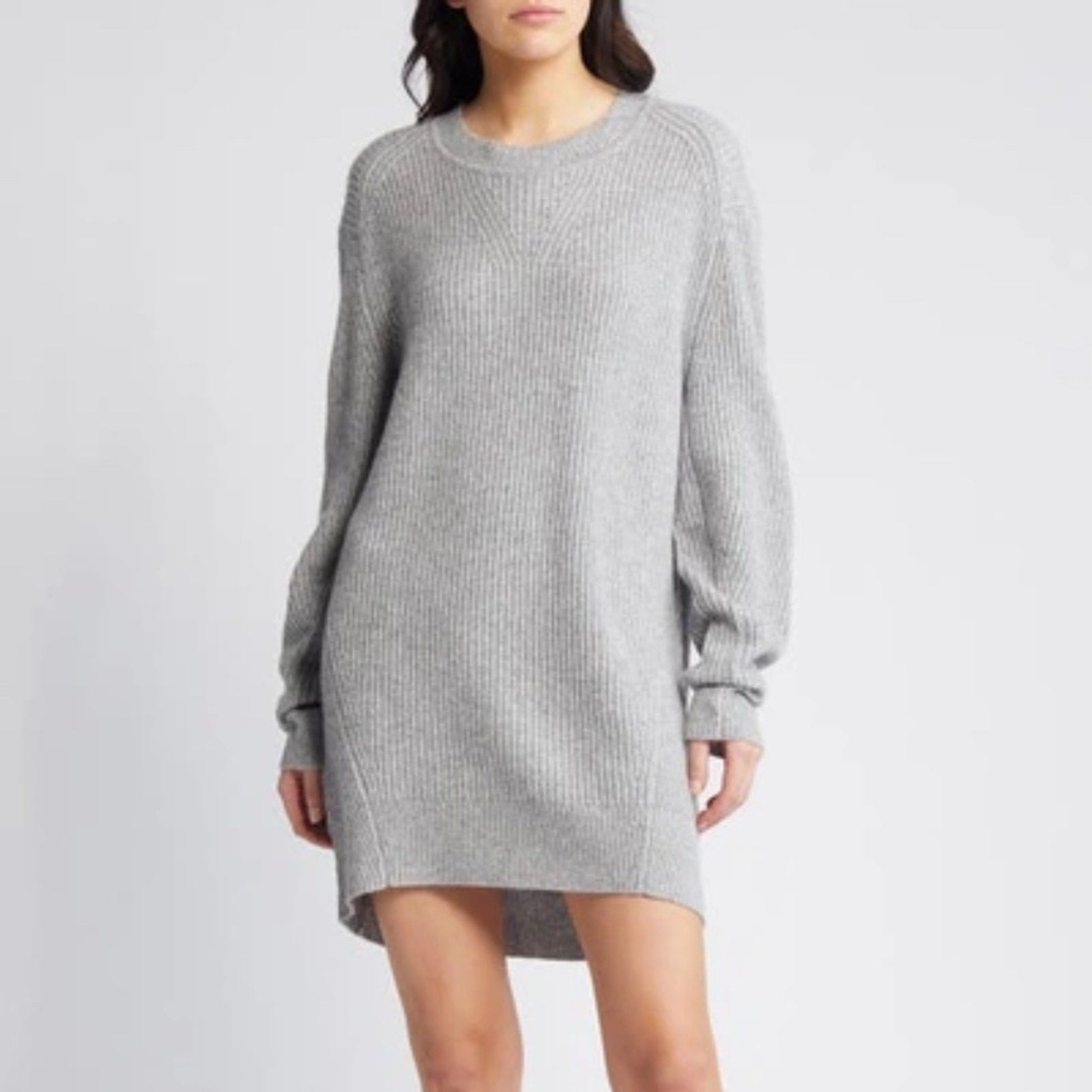 open knit dress Women's The Breeze In My Hair Black Open Knit Cover Up Mini Dress | Size: L main image 0