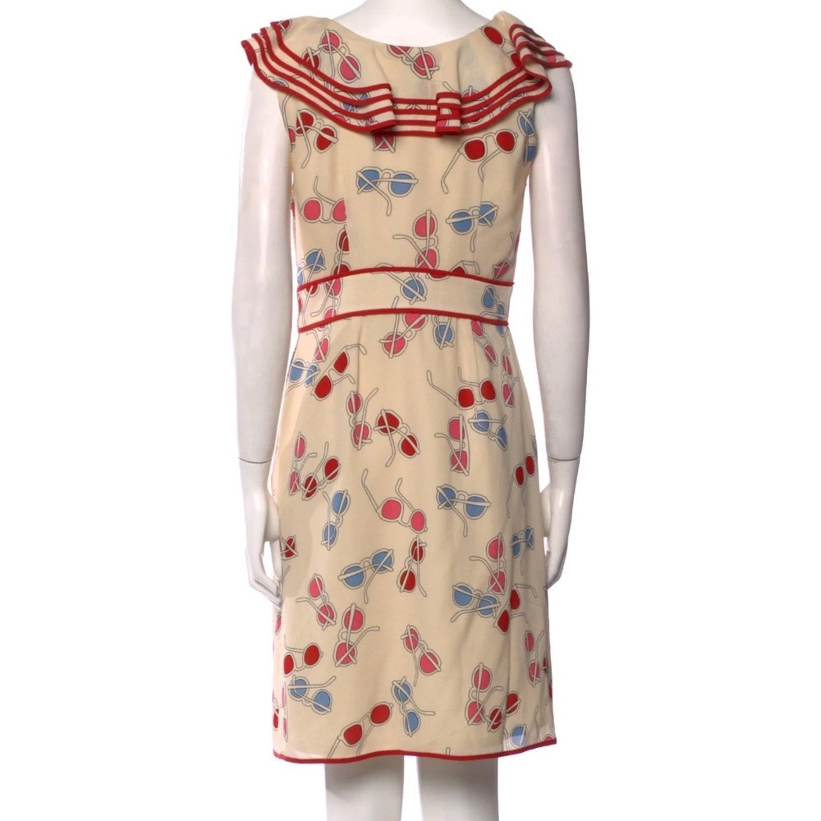 Kate Spade Avery Sunglasses Fun Dress Size 6 Silk Dress