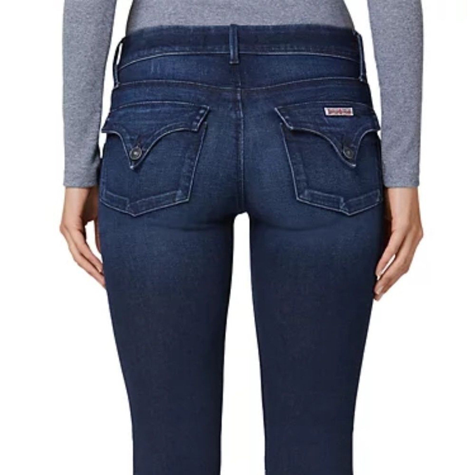 NWT Hudson Collin Mid Rise Skinny Jeans in Campus Blue - size 24