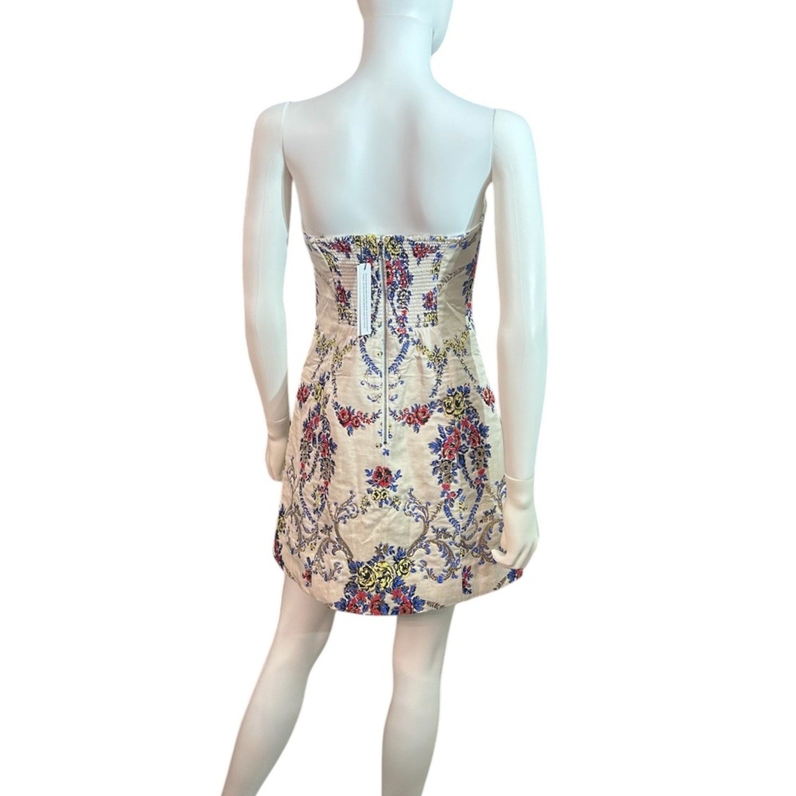 NWT Alice + Olivia Velia Floral Jacquard Minidress Size 6