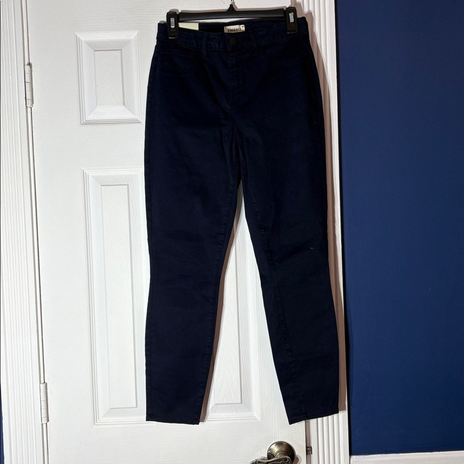 NWT L'AGENCE Margot Skinny Jean in Navy Blue -size 24
