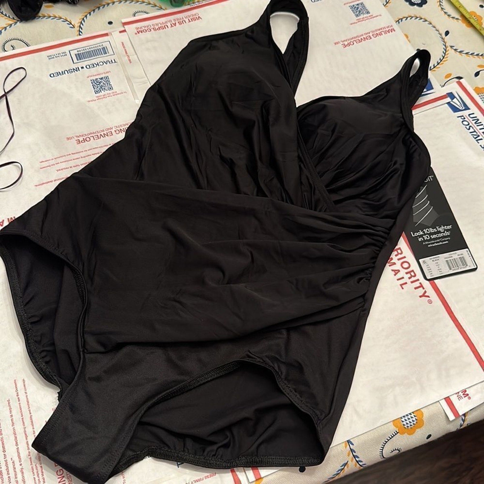 NWT Miraclesuit Oceanus Solid Plus Size Swimsuit - size 16W