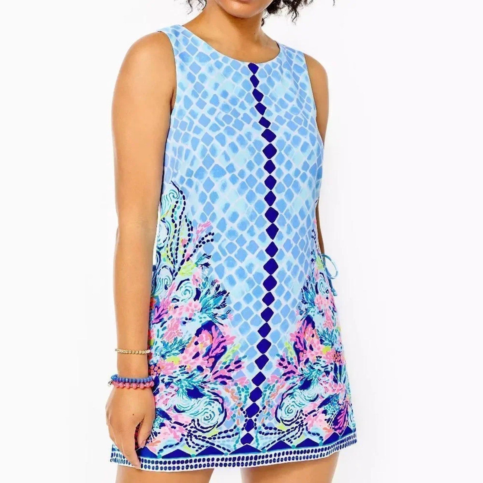 NWT Lilly Pulitzer Donna Romper in Multi Hidden Treasure - 0