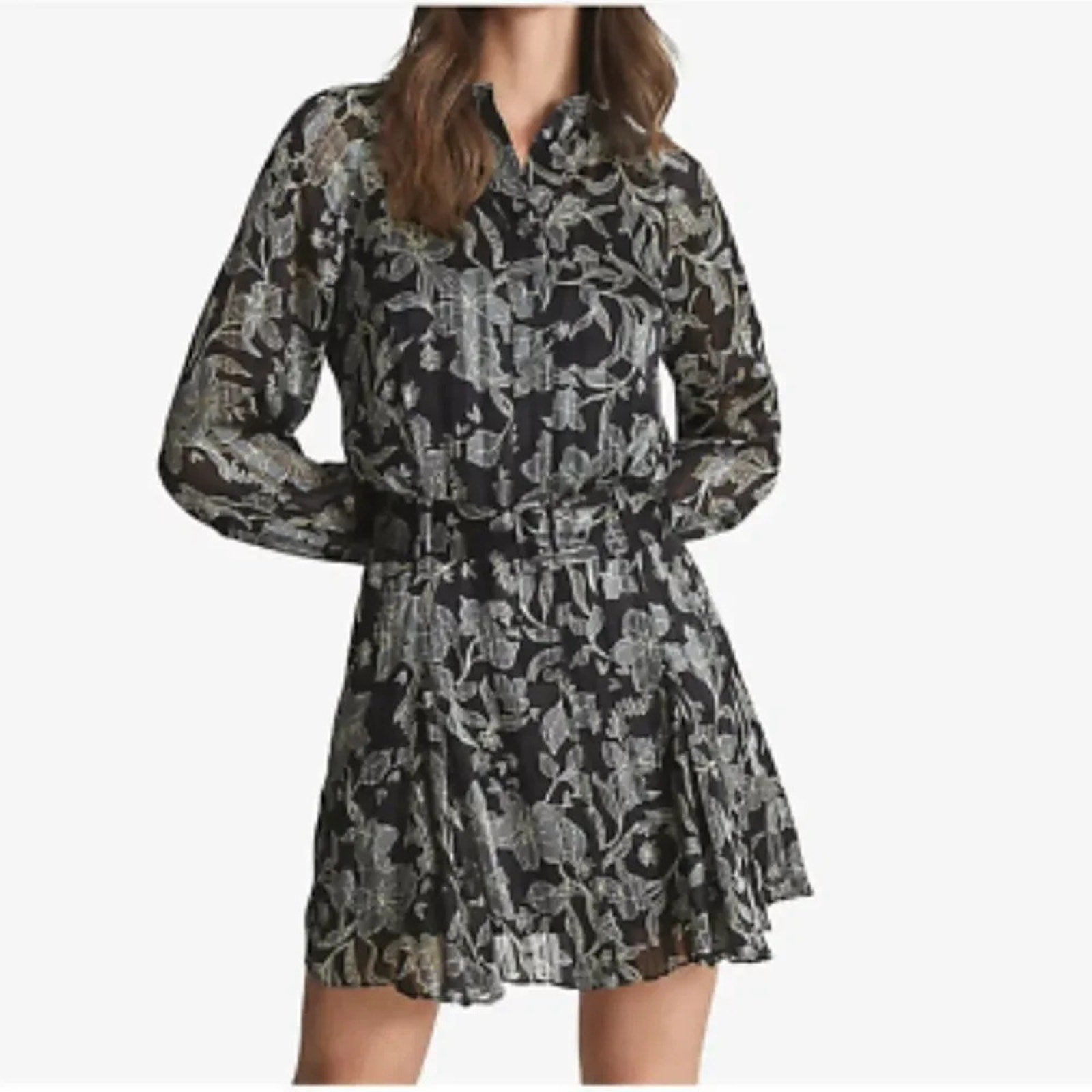 NEW REISS Larissa Floral Print Mini Dress - size 2