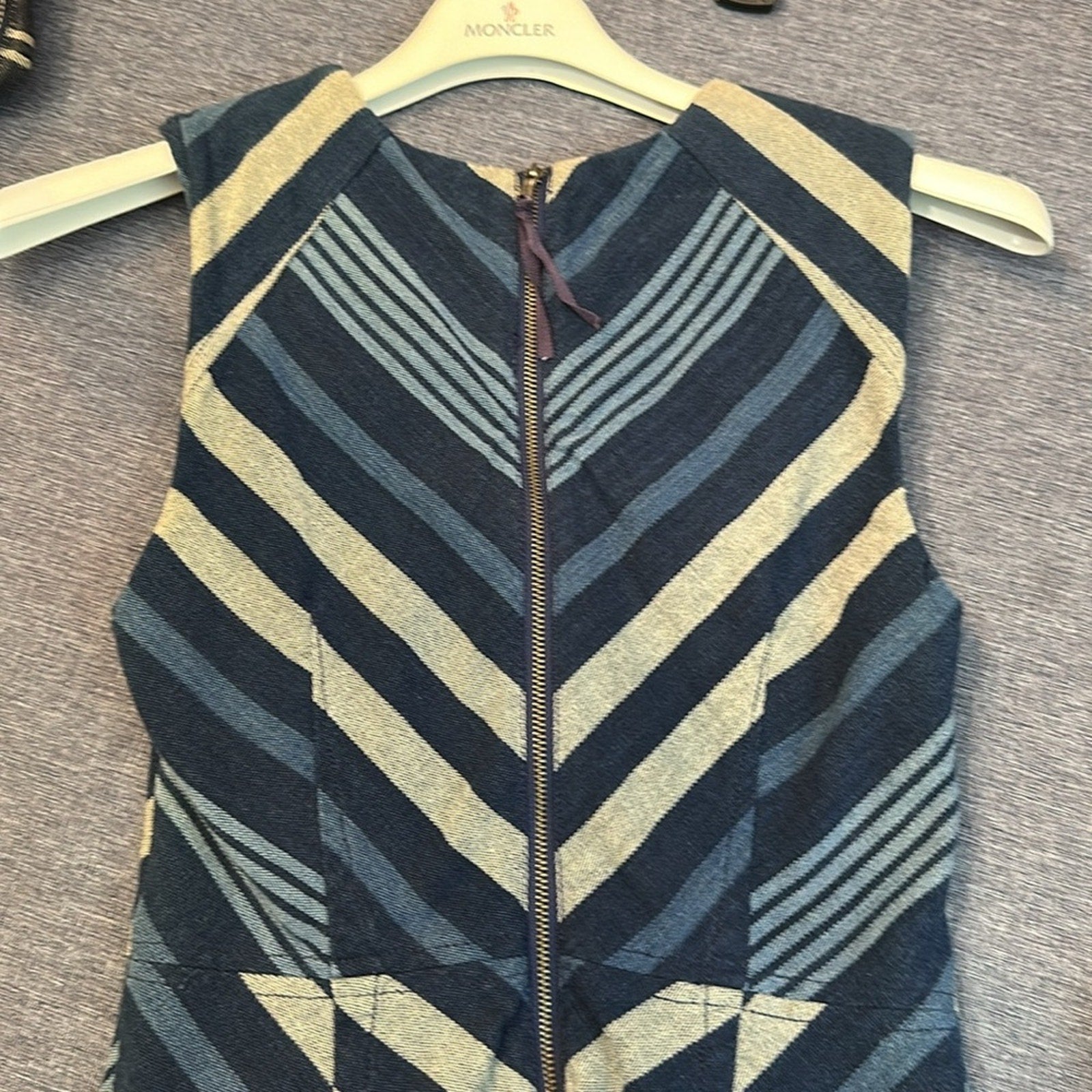 Anthropologie Maeve Antonia Chevron Striped Dress - size 0