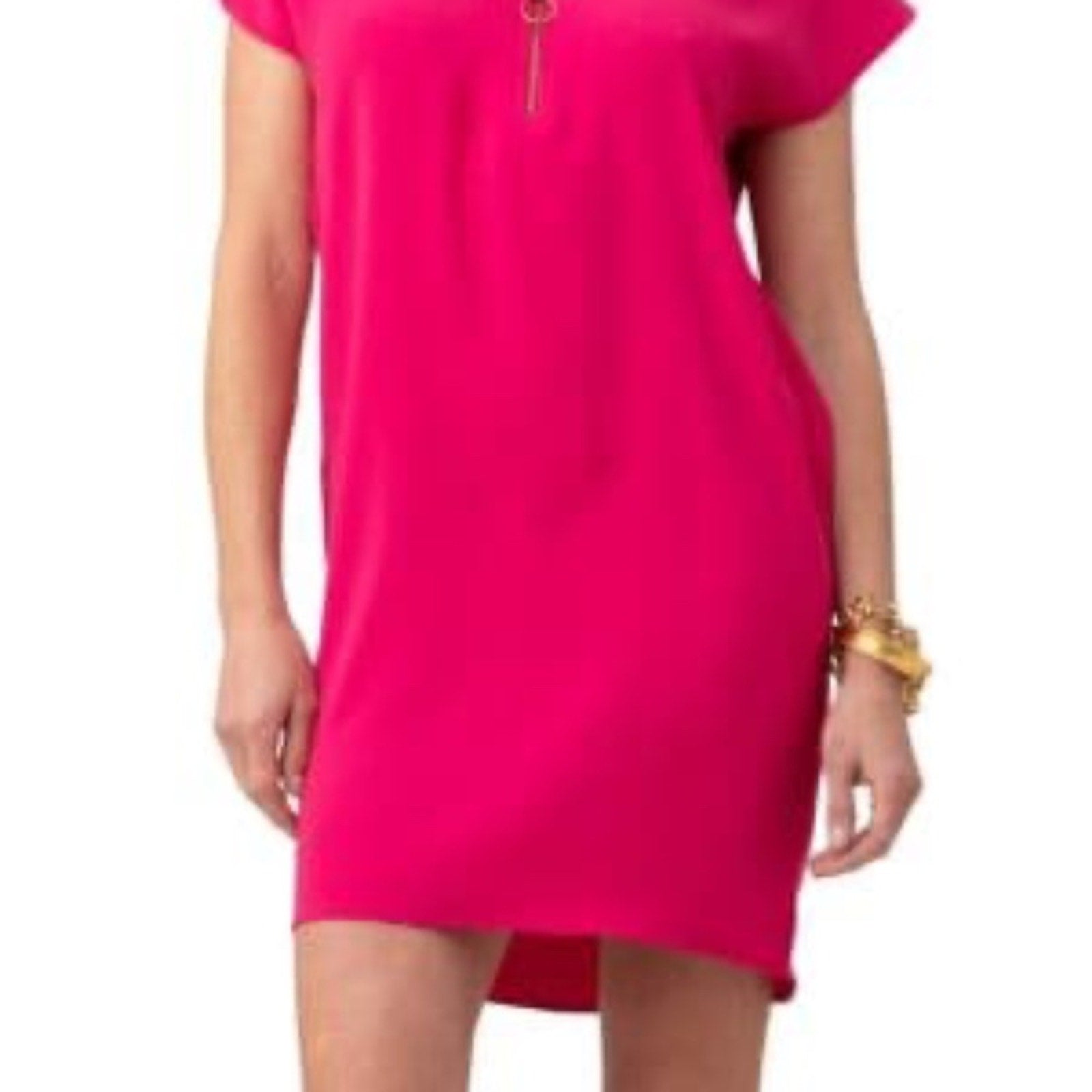 NWT TRINA TURK  Hasil Half-Zip Shift Minidress - size XS
