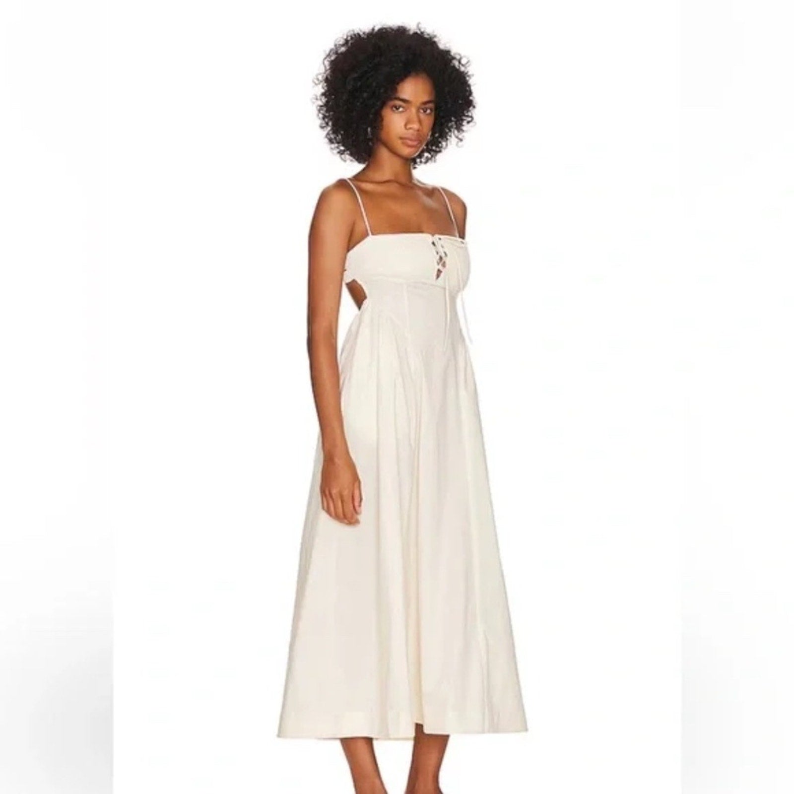 NEW Free People Fifi smocked dress - size small
Pit to pit: 15”
Waist: 12”