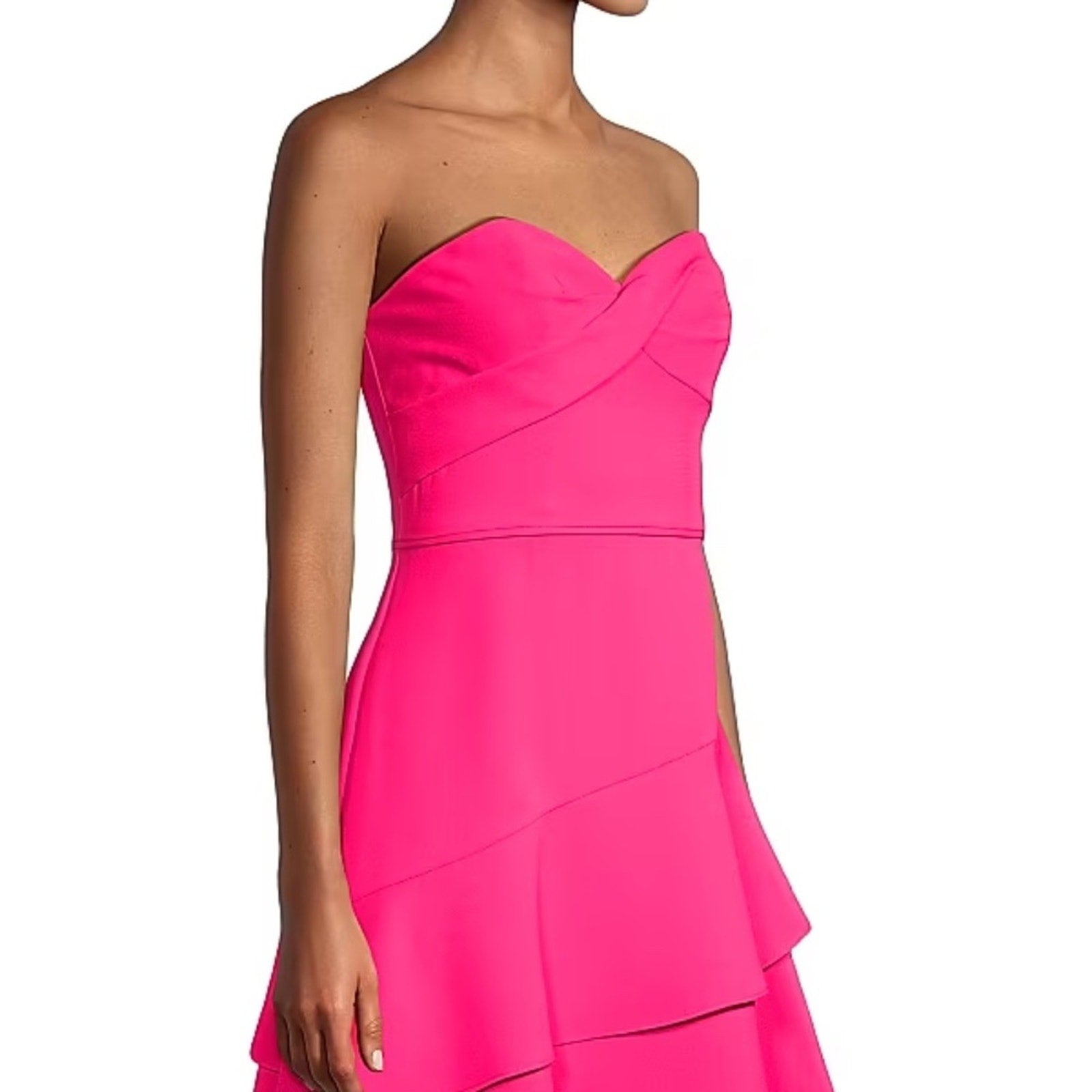 NWT Liv Foster Tiered Strapless Minidress - size 10