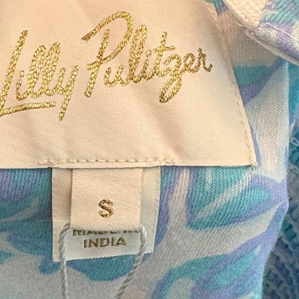 NWT lilly pulitzer dwyer midi dress Jacaranda blue simply the zest - small