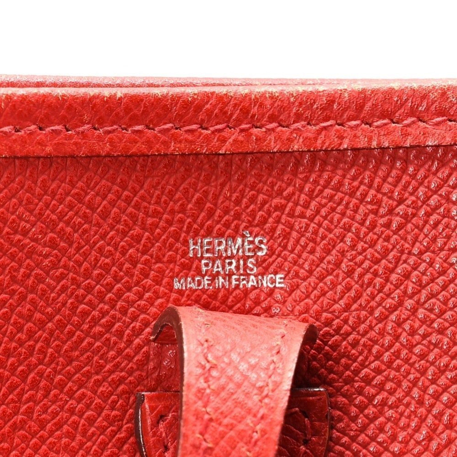 HERMES Epsom Evelyne TPM Vermillion