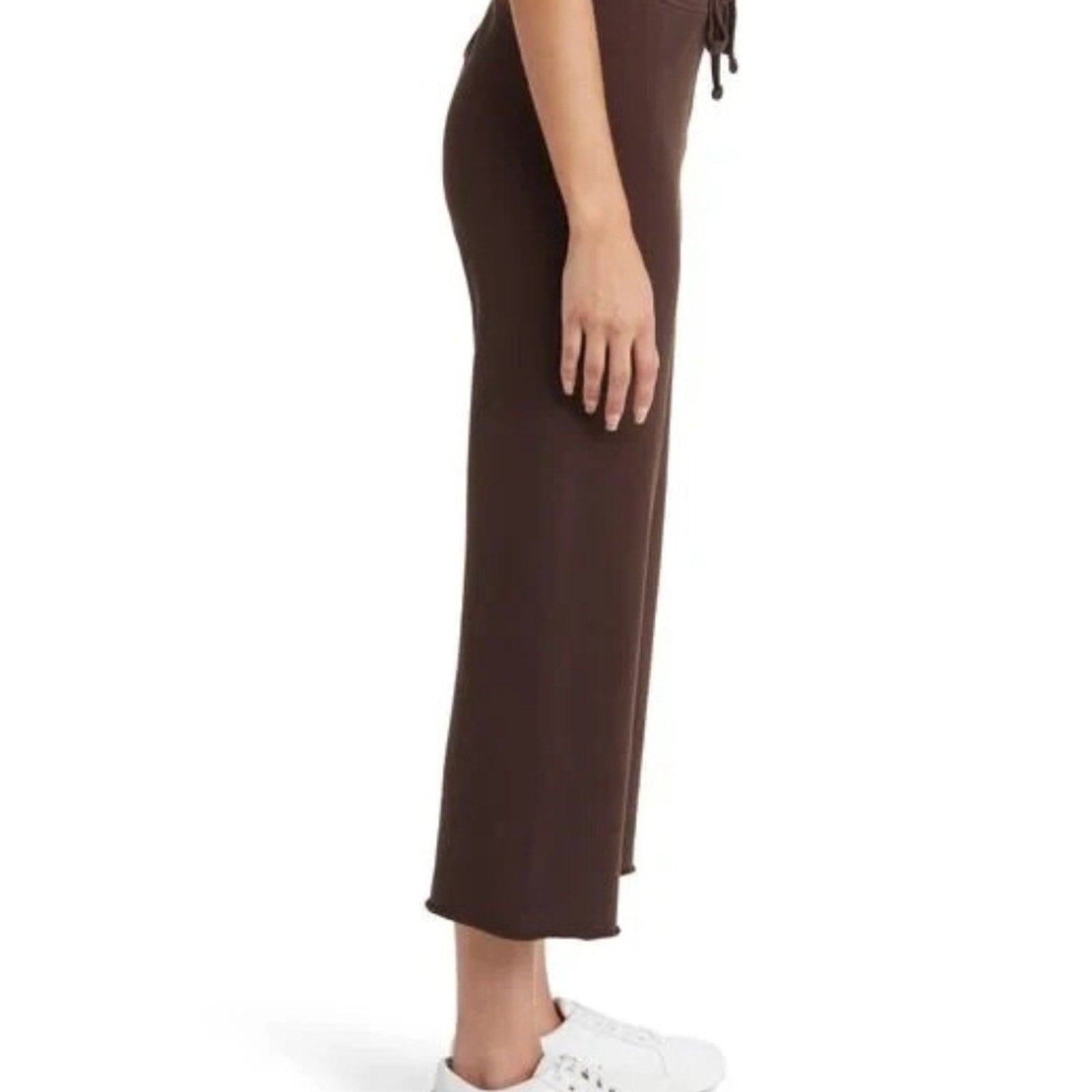 FRANK & EILEEN TEE LAB CATHERINE FAVORITE WIDE LEG CROP SWEATPANTS -size XS