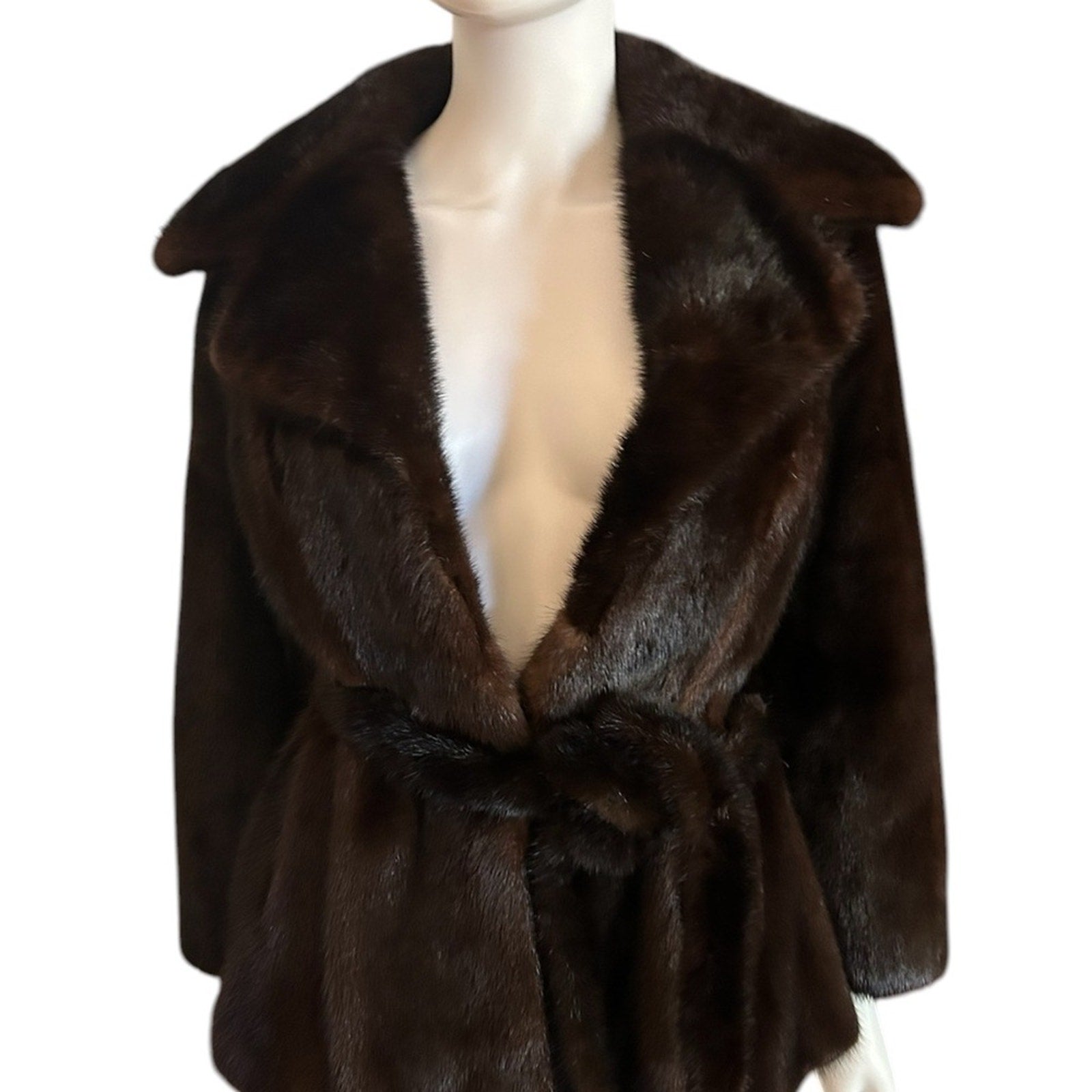 Vintage H Andreasson ladies mink coat - size M
