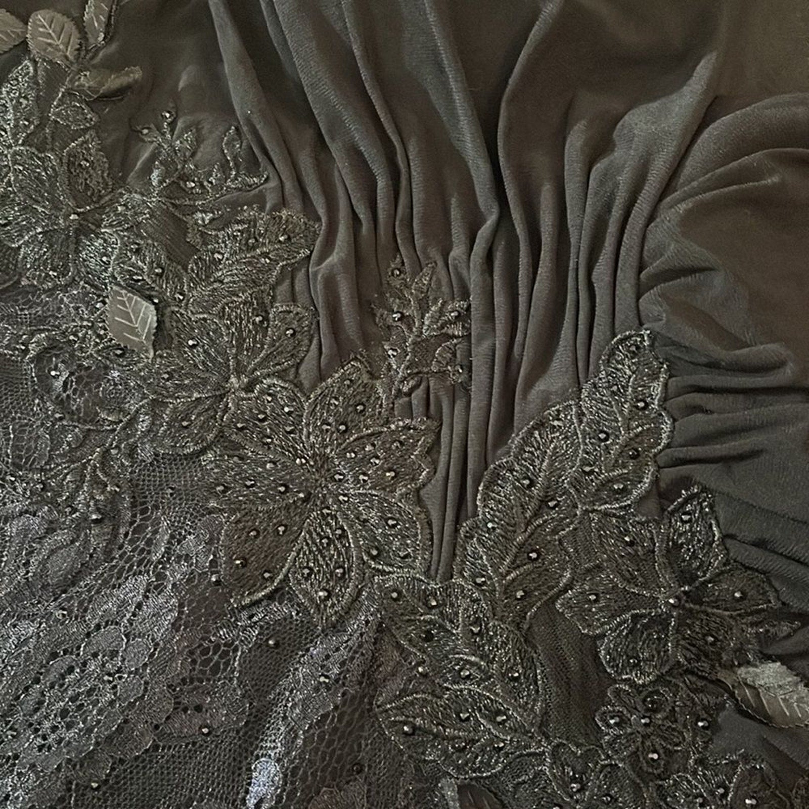 NWT MAC DUGGAL Lace Maxi Gown 67896 DRESS - size 16W
