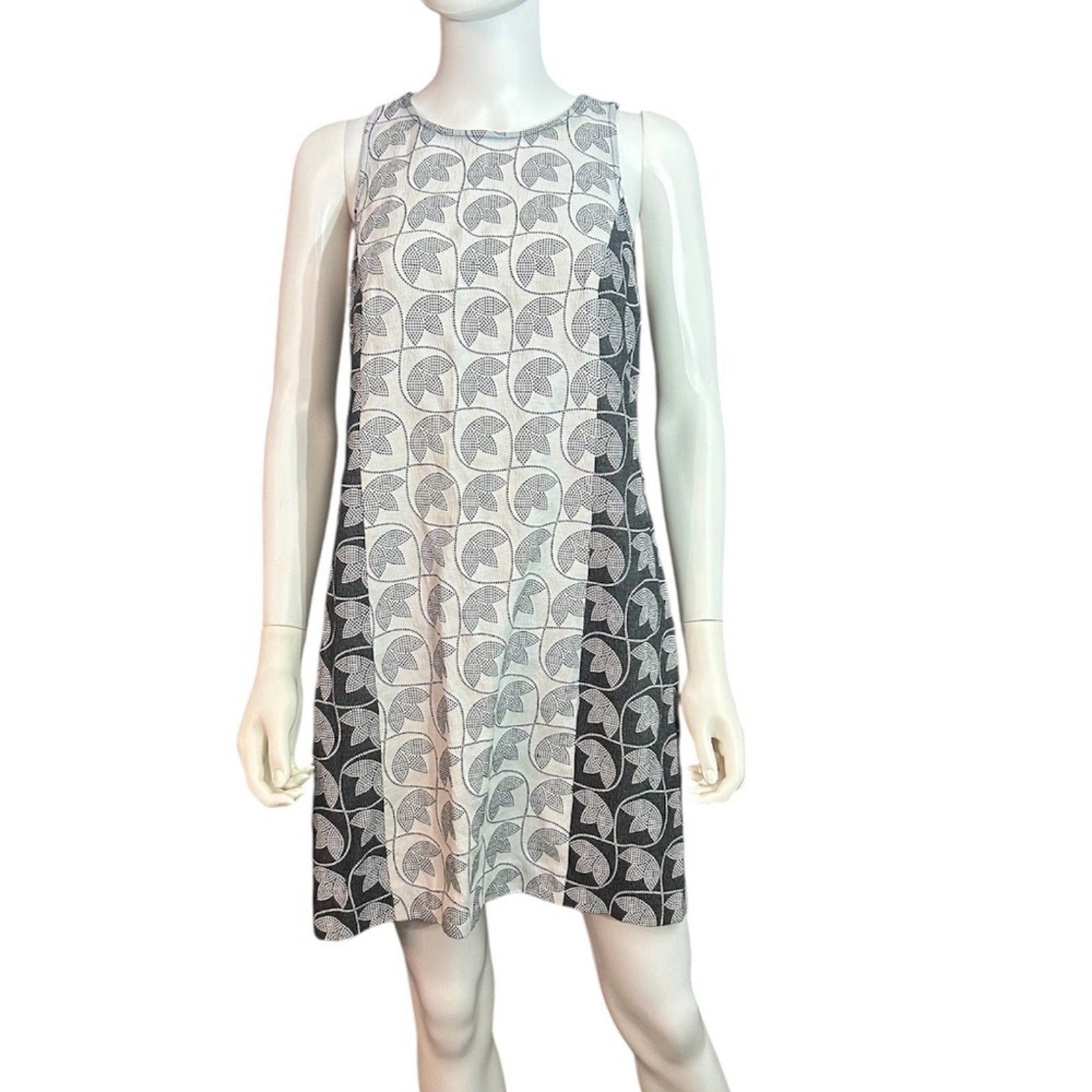Trina Turk Black and White Geometric Dress - size 6