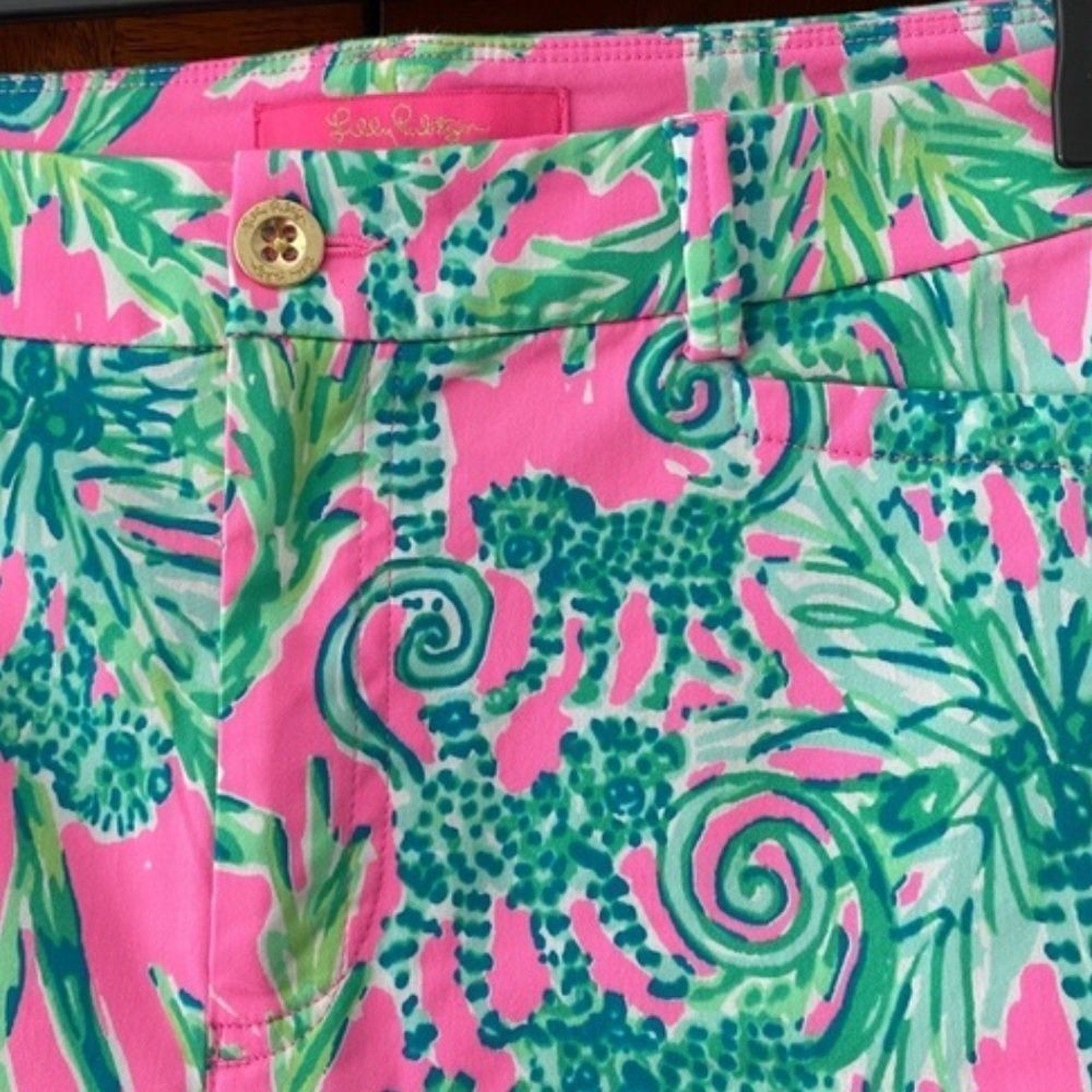 NWT Lilly Pulitzer Hangin Around Kelly High Rise Ankle Pants - size 0