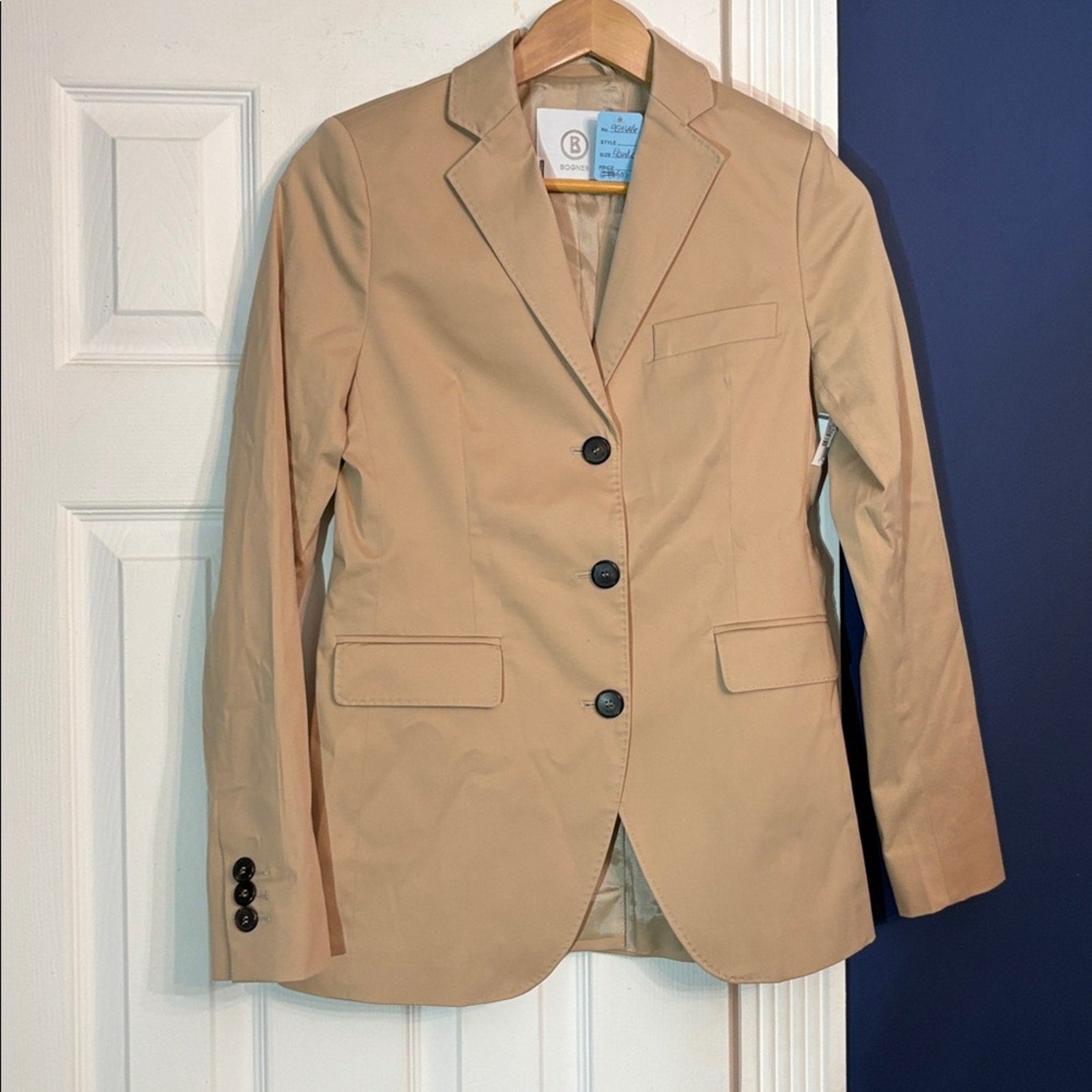 NWT BOGNER Mabel Cotton Stretch Blazer - 4