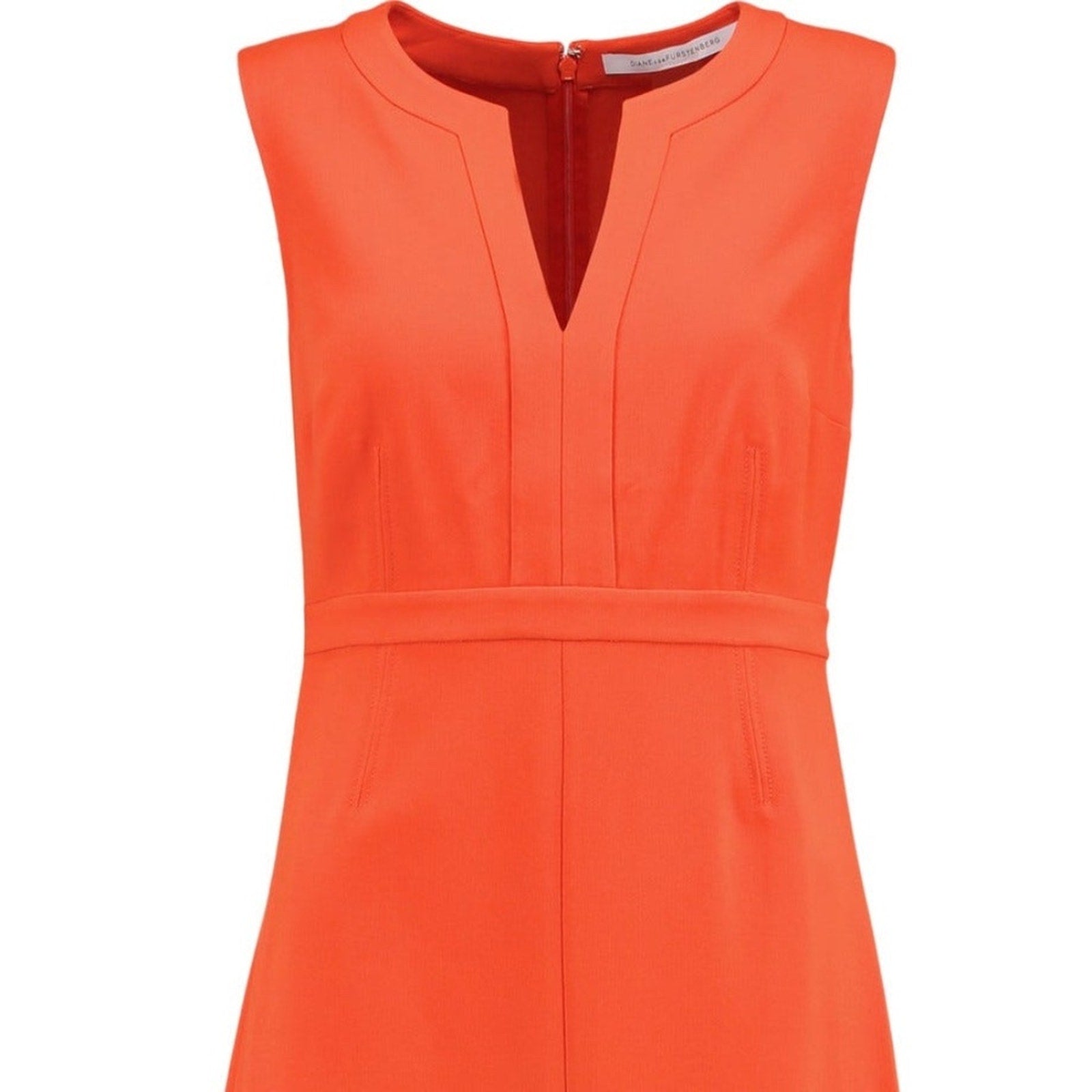 Diane Von Furstenberg Fleur Piqué Mini Dress - size 8