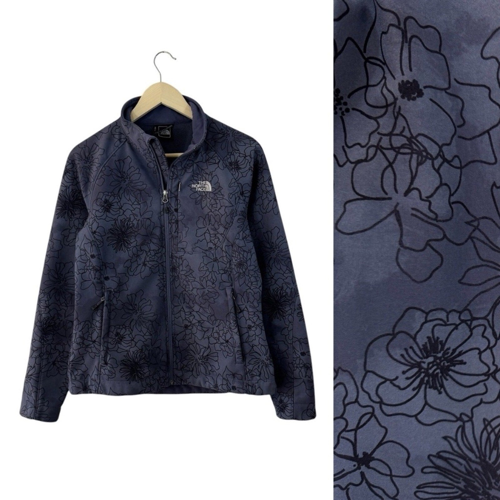 The North Face TNF Apex Floral Zip up Jacket - size Large