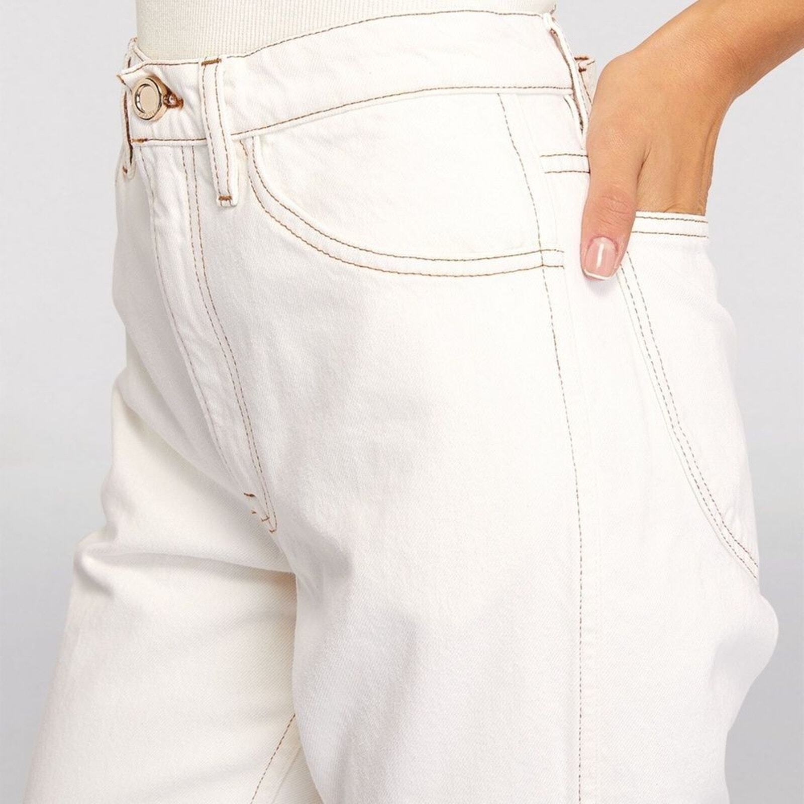 NWT FRAME Le Italien Straight Jeans blanc - size 25