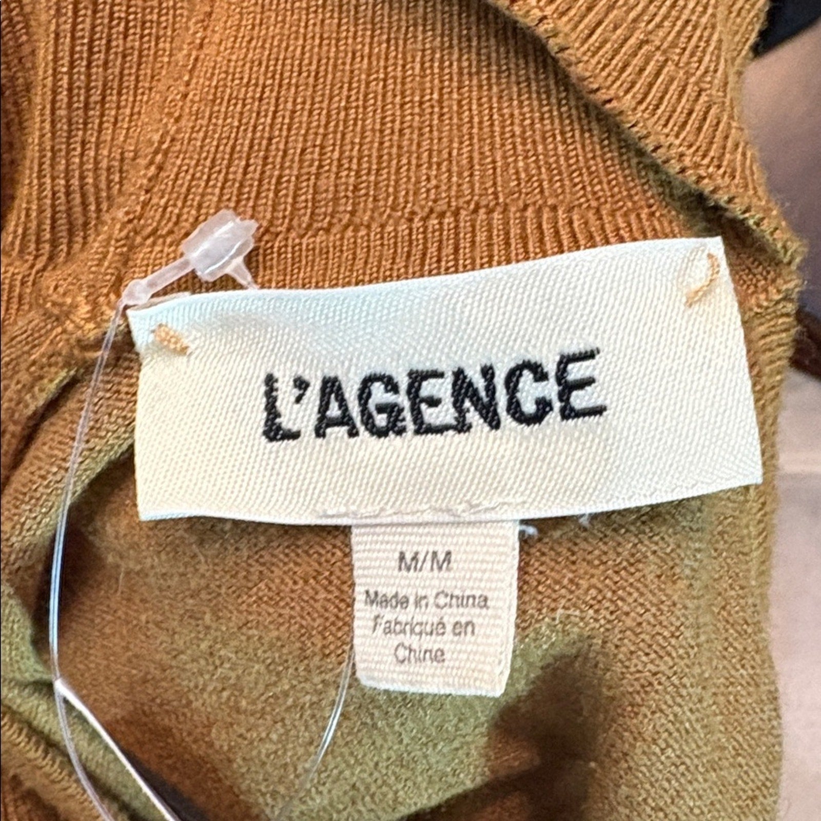 NWT L’agence “nicky” Cut Shoulder Rayon/spandex Sweater - size M