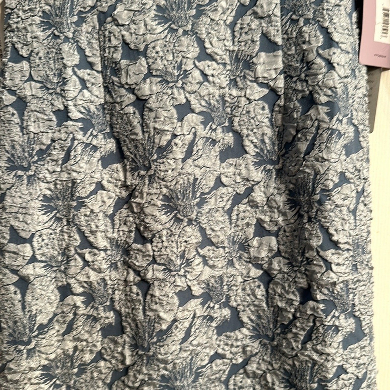 NWT $278 JS Collections Remi Sweetheart Column Gown Slate - size 4