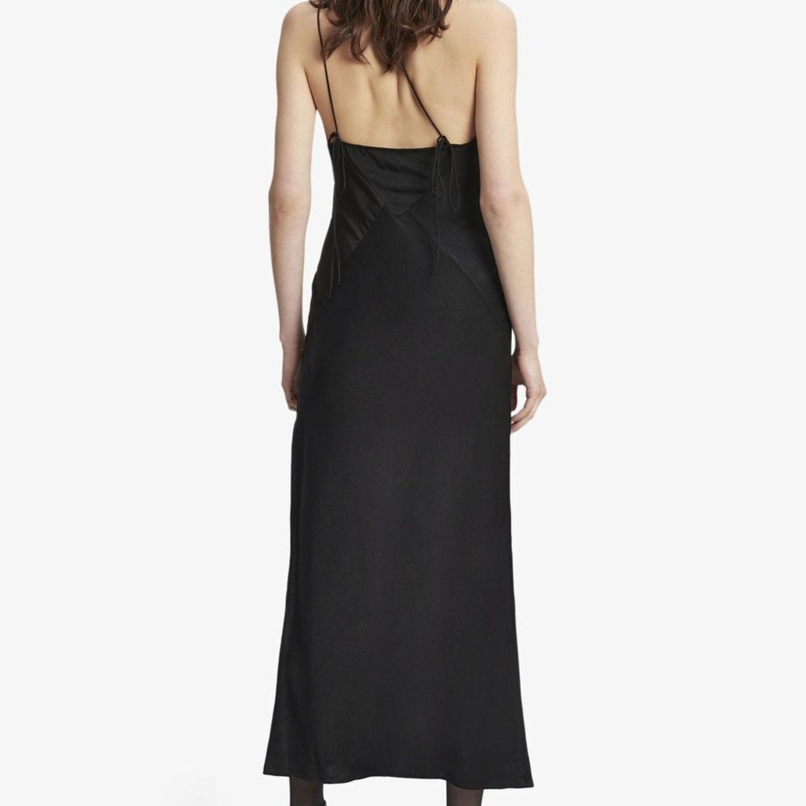 NWT Bardot Lamont Slip Dress In Black -size 4