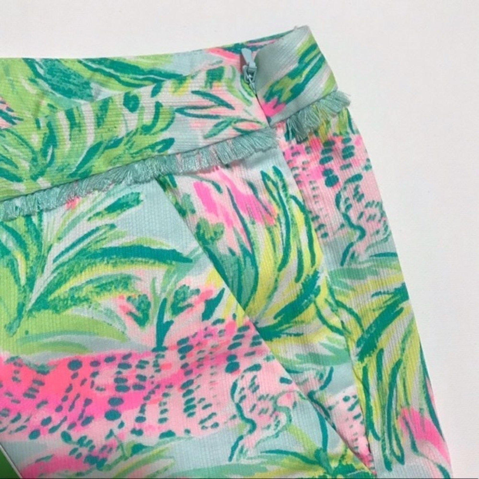 NWT Lilly Pulitzer Adie Short Seasalt Blue on Parade - 4