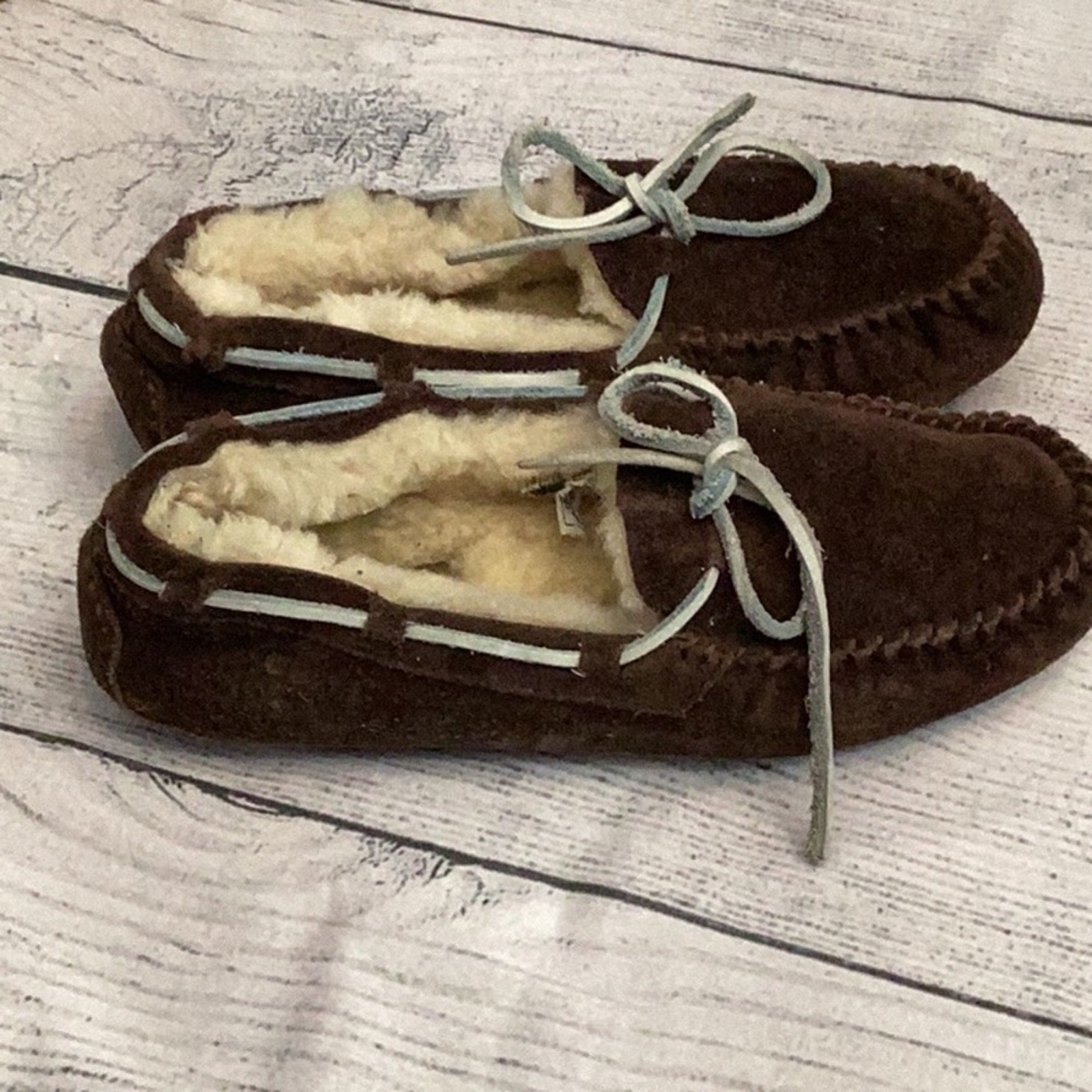 Ugg Australia 5133 Dakota Slippers Moccasins Coffee Espresso Brown - size 5