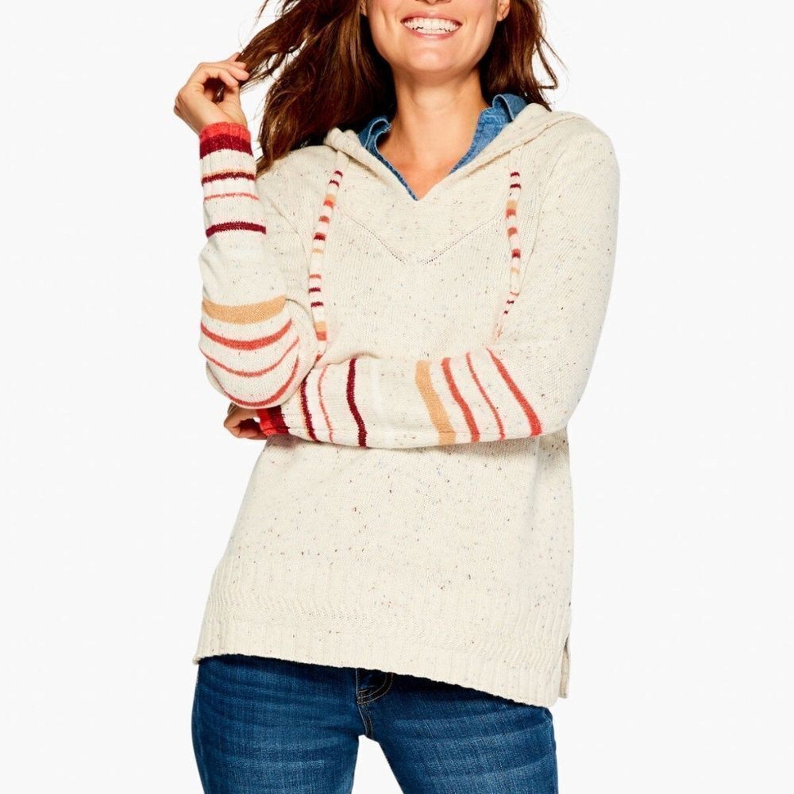 NWT NIC + ZOE WINTER SUNSET HOODIE - size XL