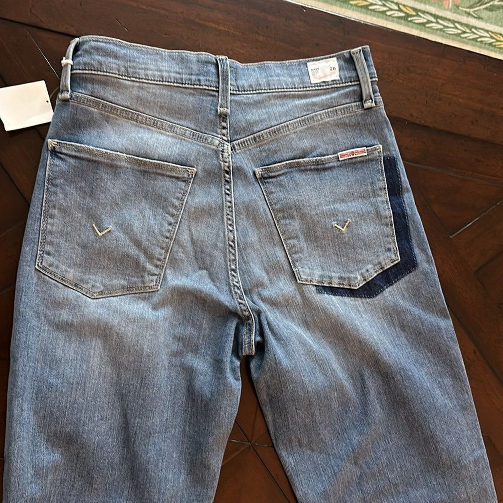 NWT Hudson Kass Stella High Rise Straight Jeans - size 26