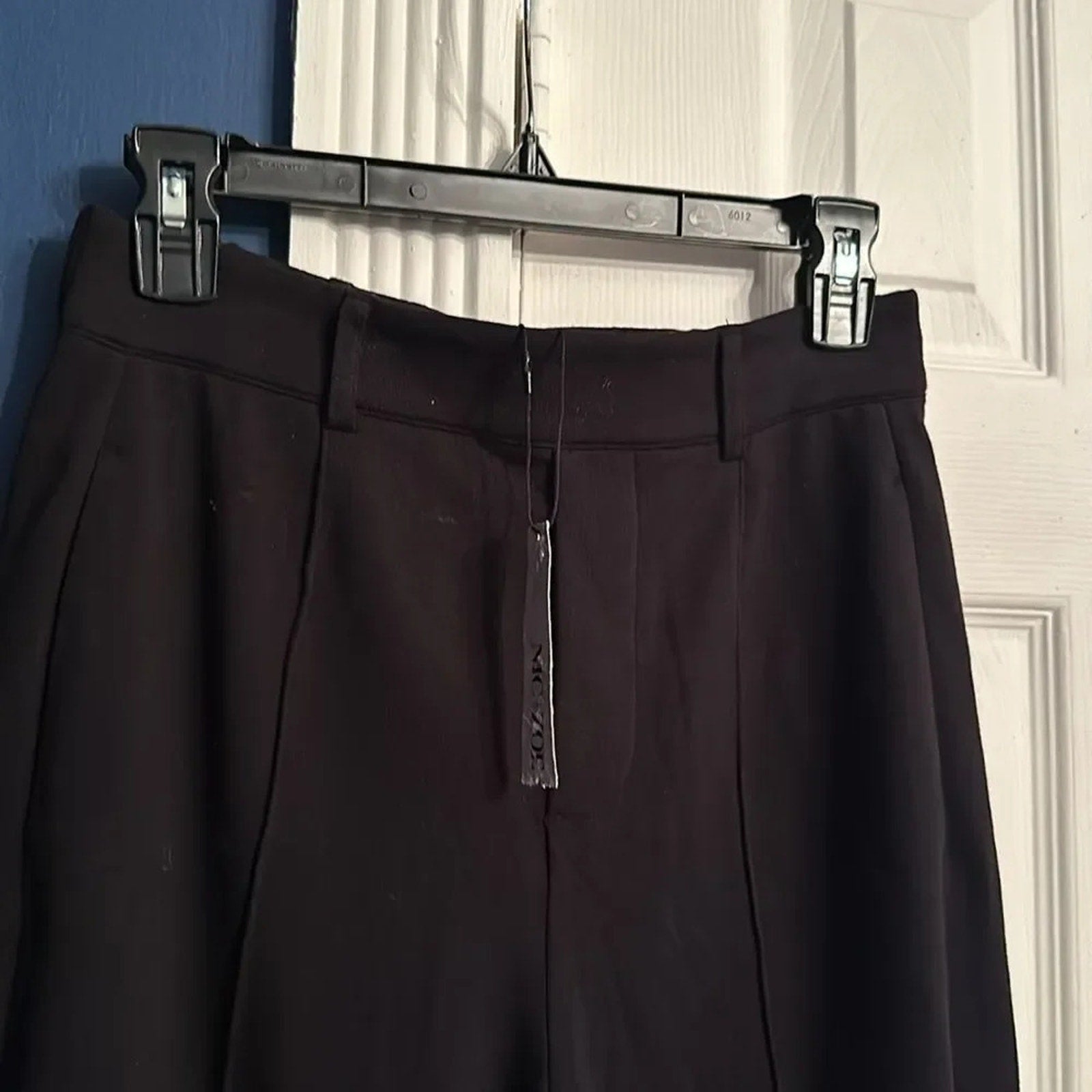 NWT NIC+ZOE 31" KNIT WIDE LEG PLEATED PANT - size small