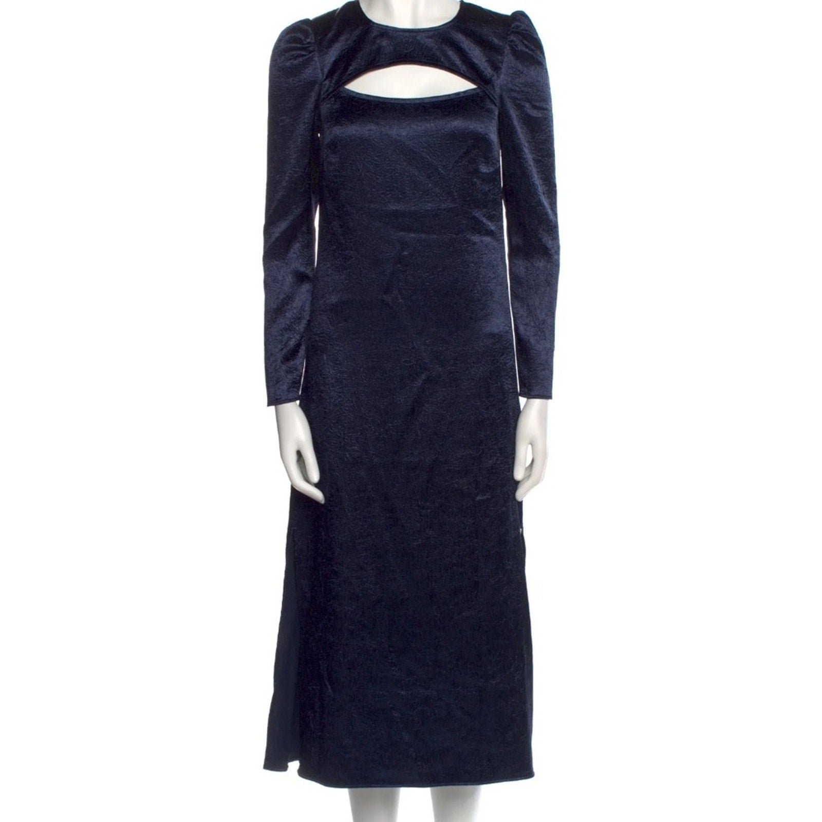 NWT Baum Und Pferdgarten Aneto Long Sleeve Shift Dress in Navy Blue - size 2