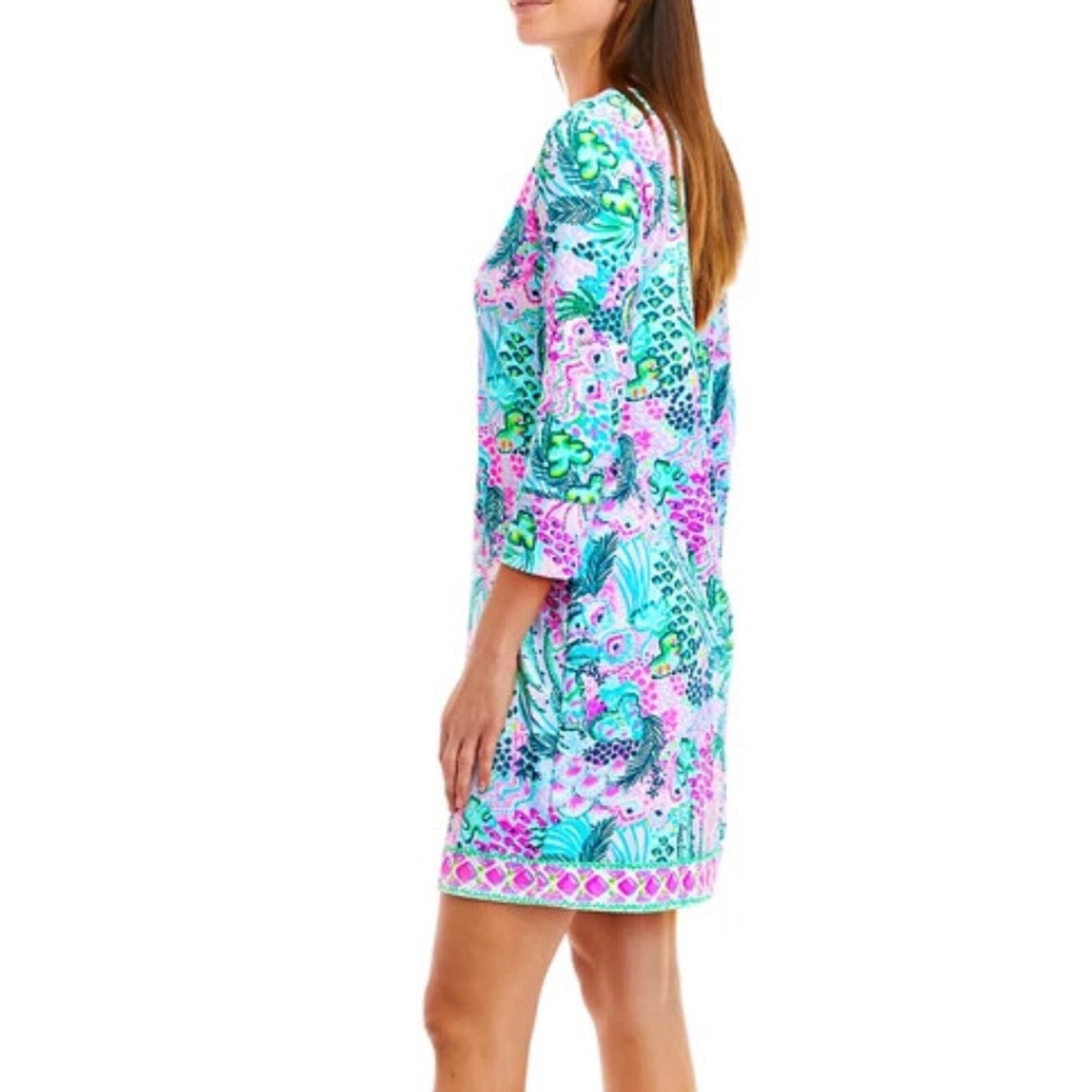 Lilly Pulitzer CHILLY LILLY NADINE DRESS Banana Split - size XXS