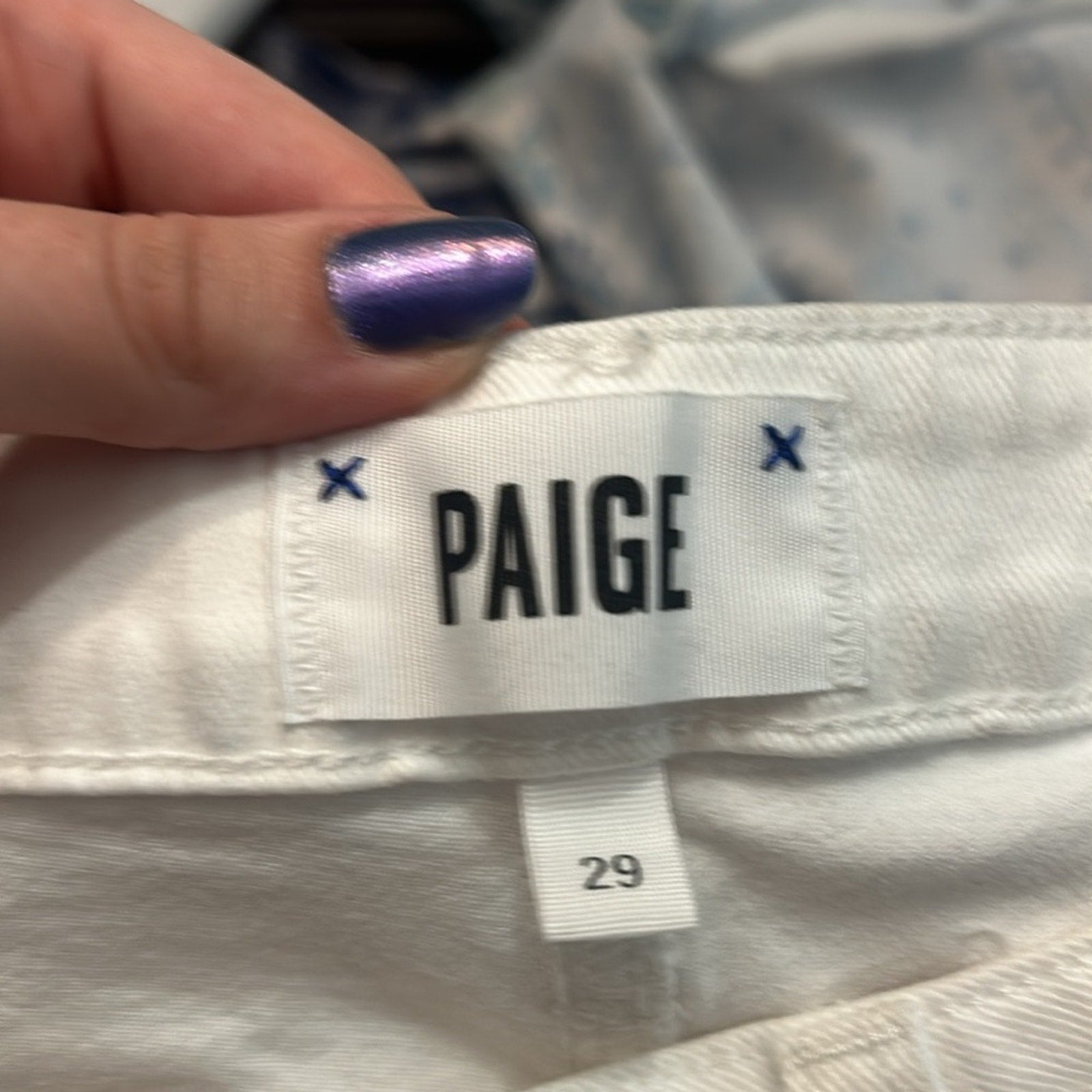 PAIGE Hoxton Straight Ruffle-Detail Ankle Jeans - size 29