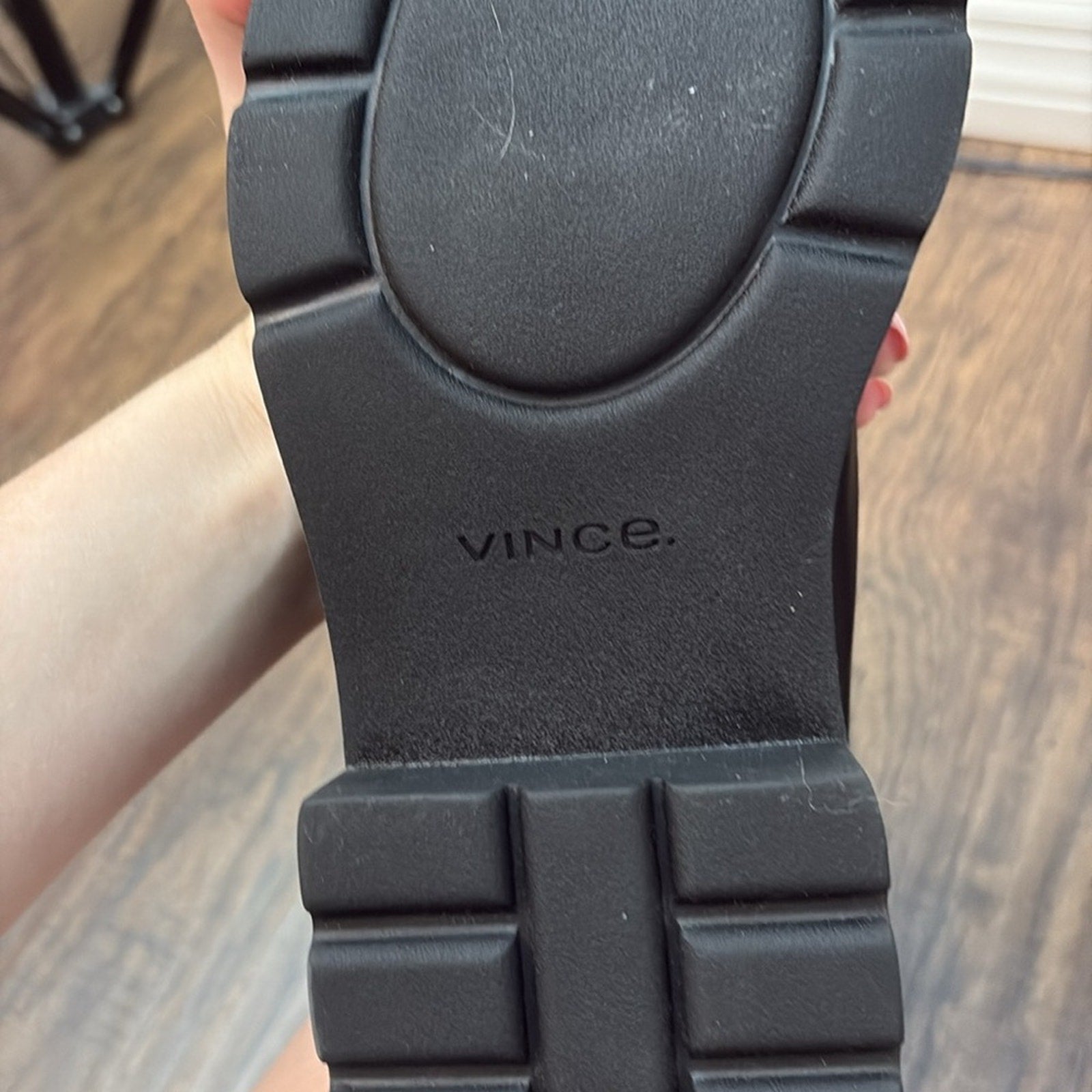 NEW Vince Rune Slouch Leather Knee High Black Boots Size 9.5 M