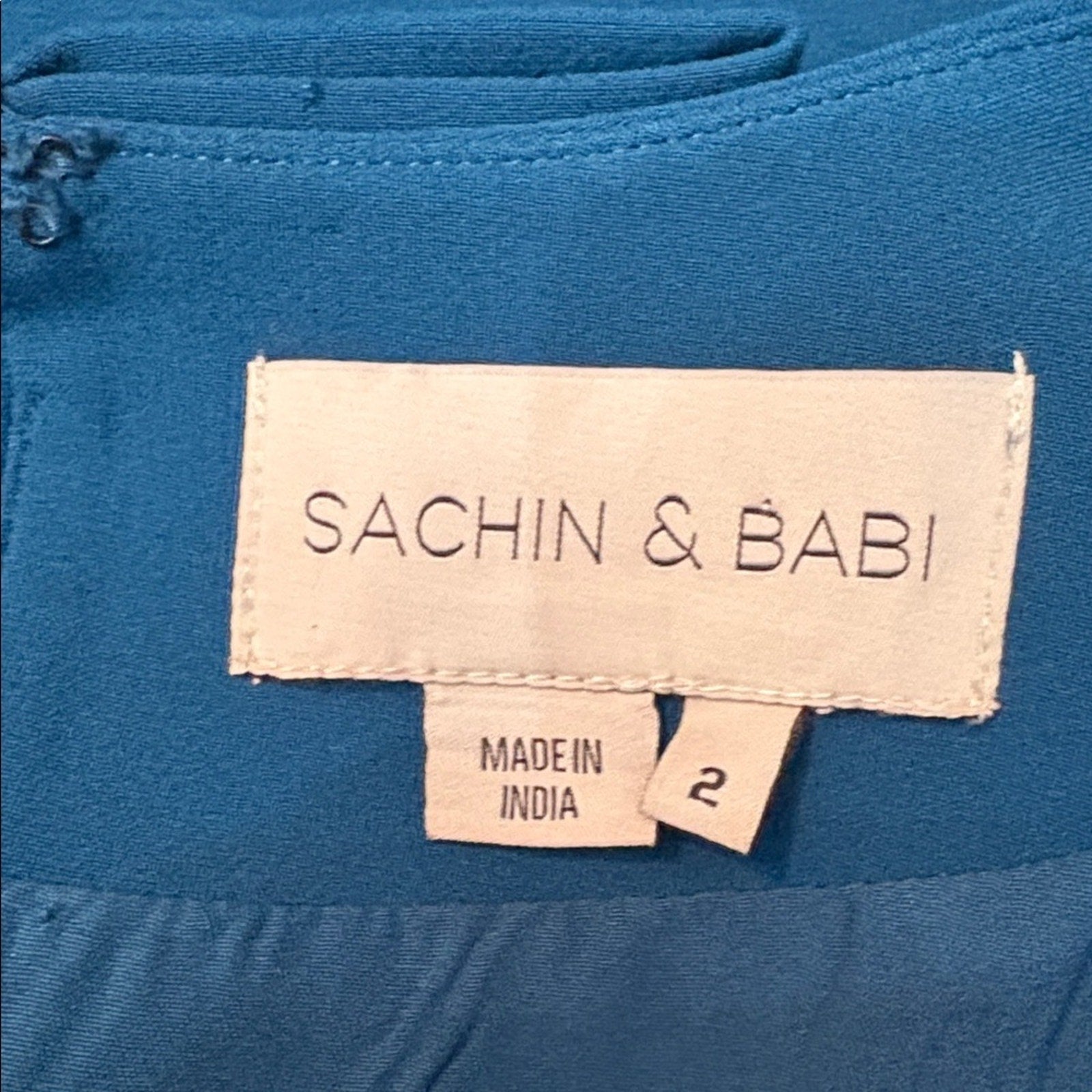 Sachin & Babi Lily Dress - Moroccan Blue - size 2