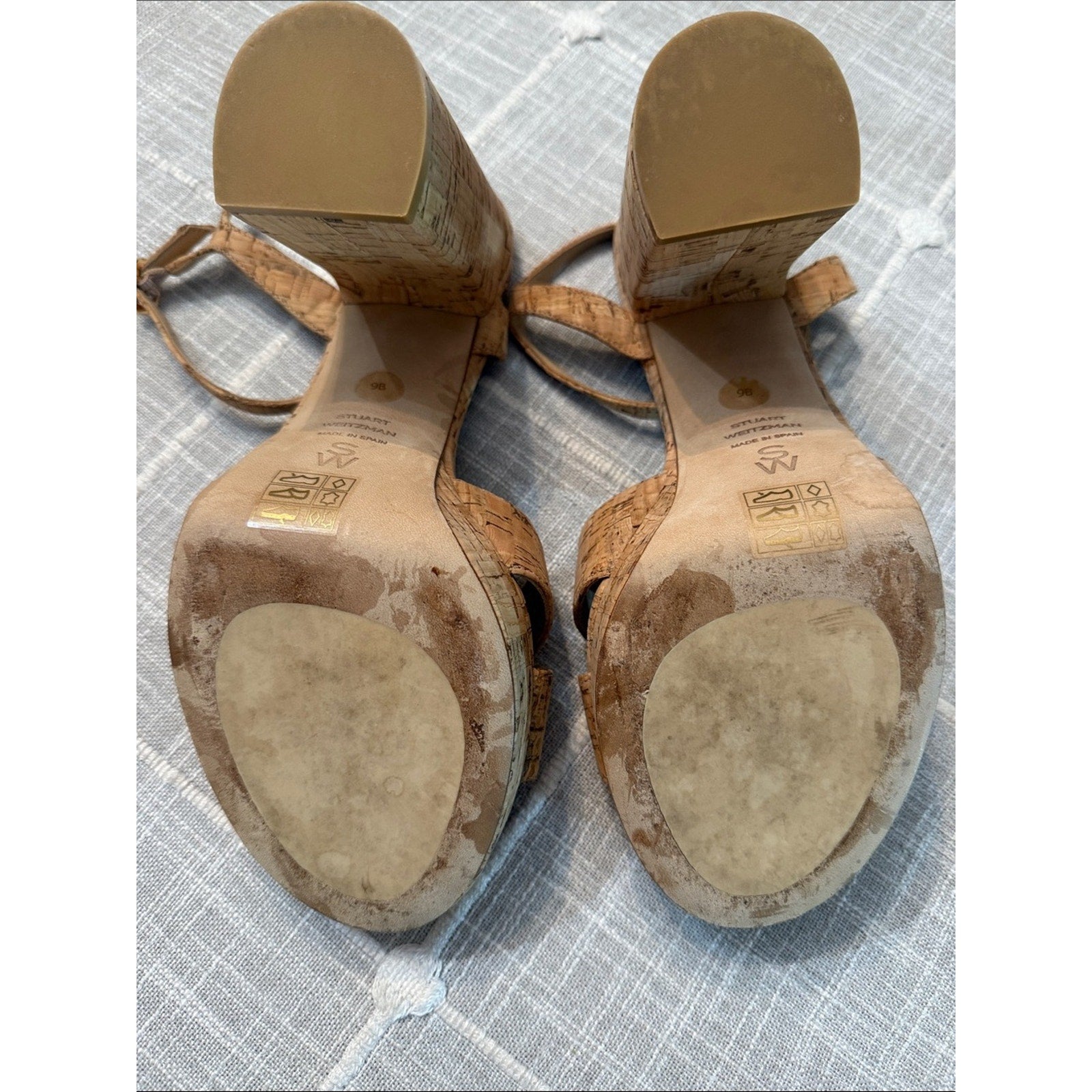 Stuart Weitzman DAYNA PLATFORM SANDAL - 9 🌟