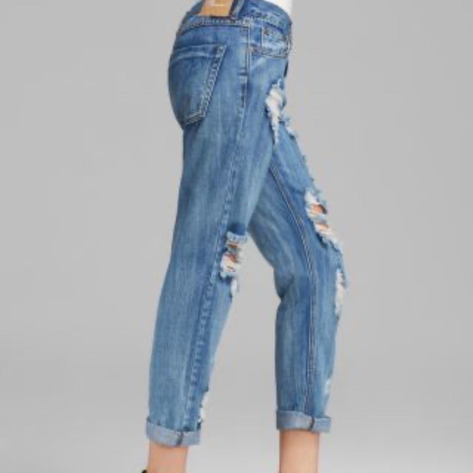 One Teaspoon Awesome Baggies Jeans in Cobain - size 25