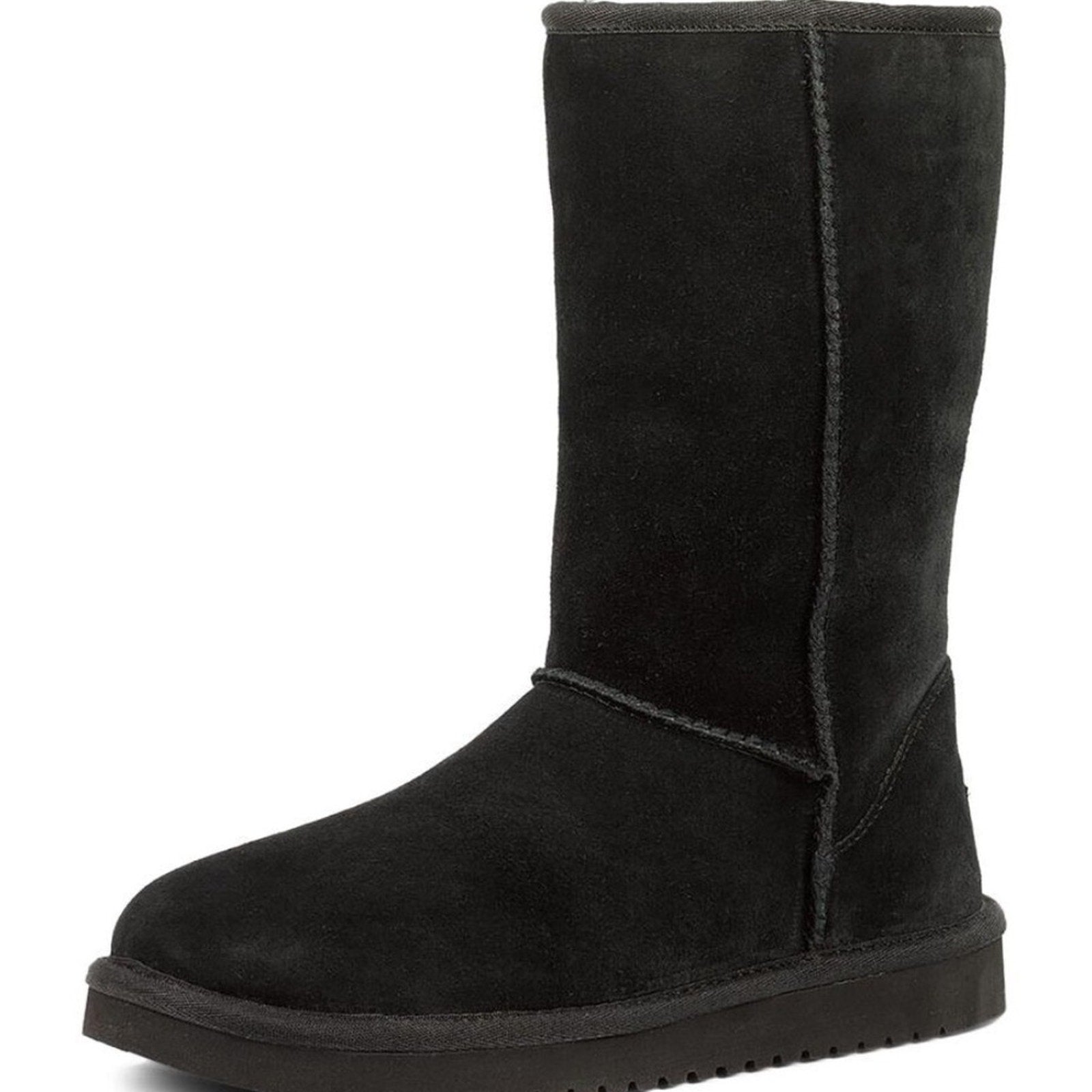 NEW UGG Classic Tall II 2 Black Water-resistant Suede Sheepskin - Size 9