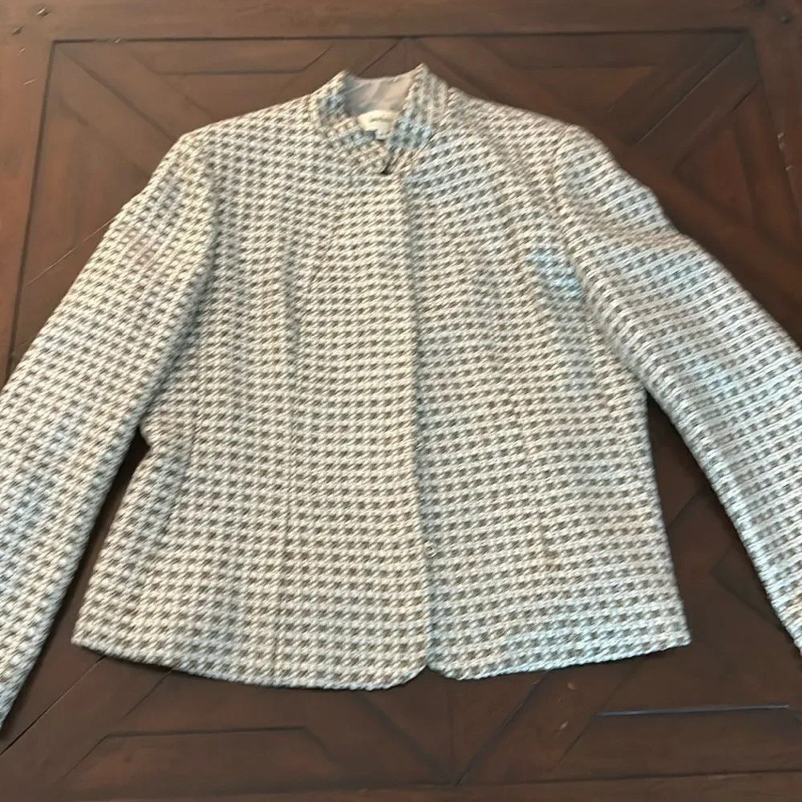 Neiman Marcus tweed wool jacket - size 16